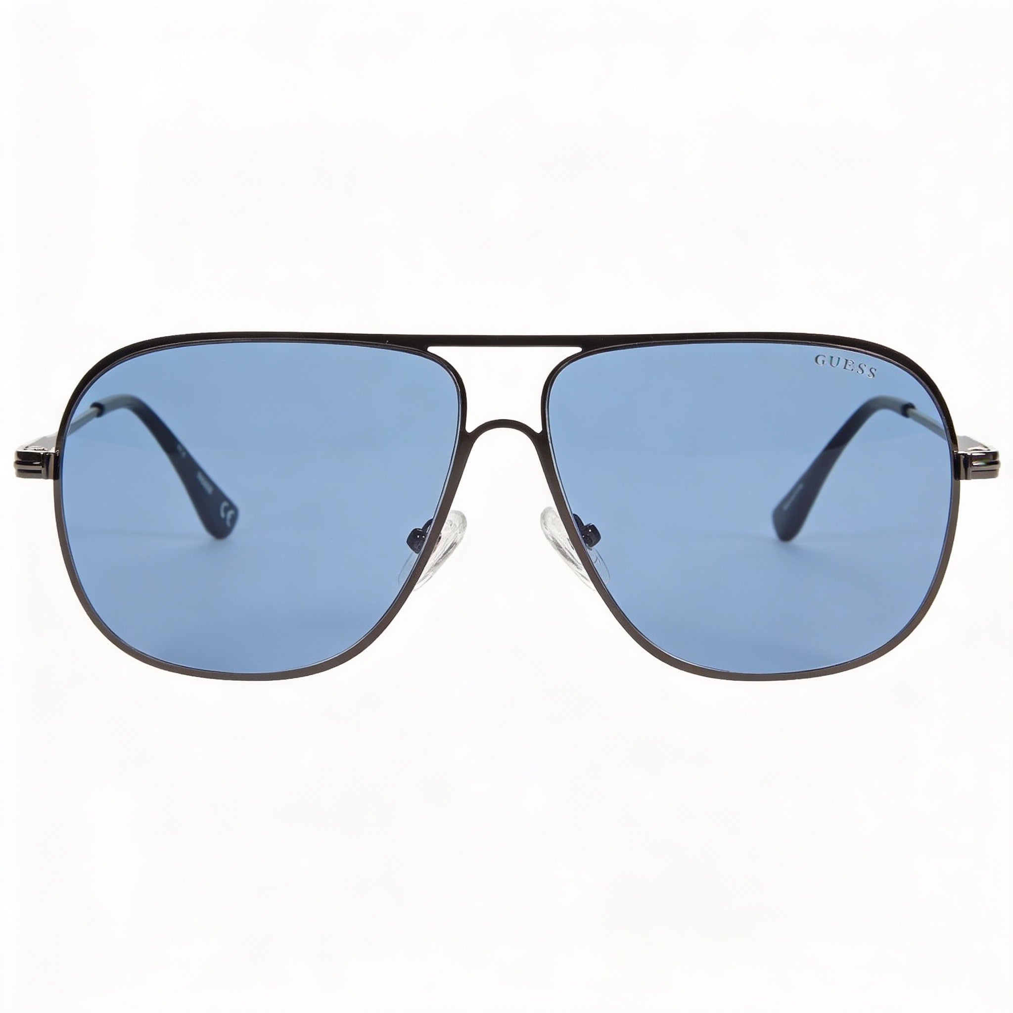 Guess Gf0208 Men's Metal Aviator Gunmetal Sunglasses 100% UV Protection, Photo 2