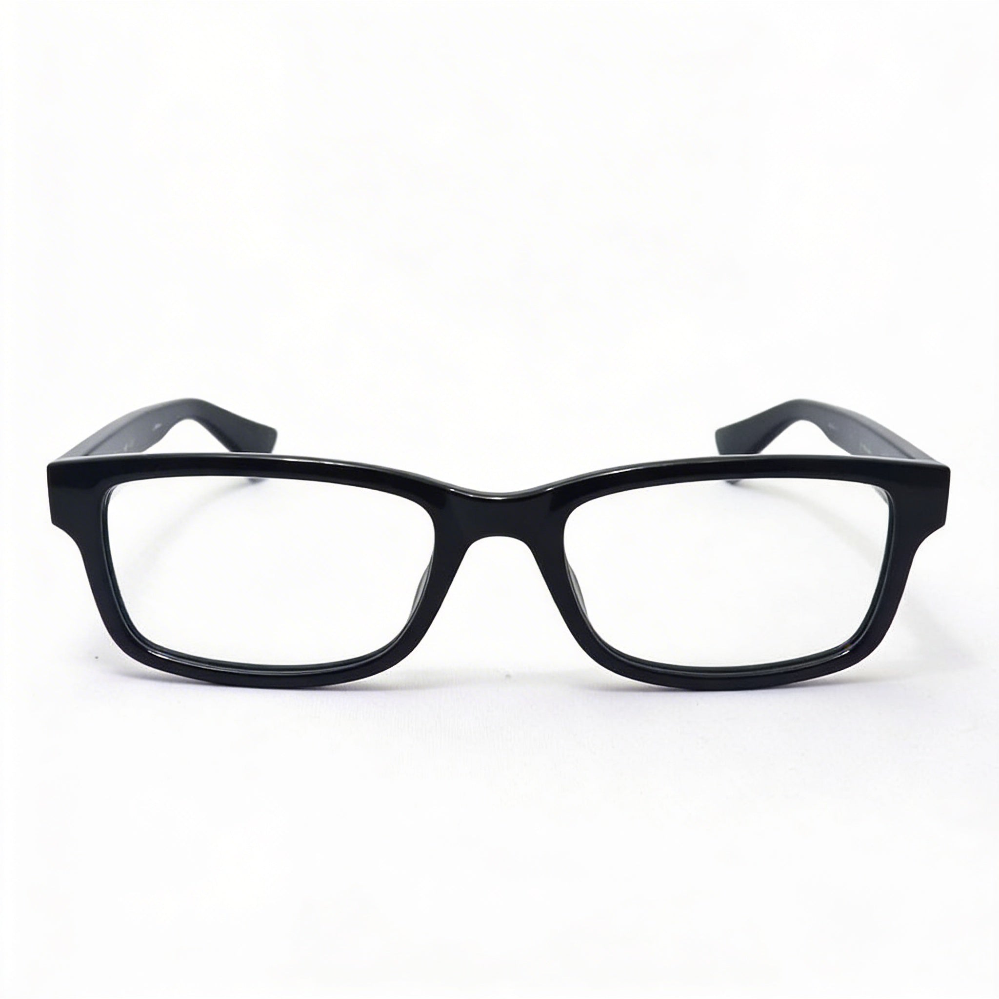 Gucci Minimalist Unisex Plastic Frame Black Transparent Rectangular Optical Eyeglasses 54-19-145mm, Photo 2
