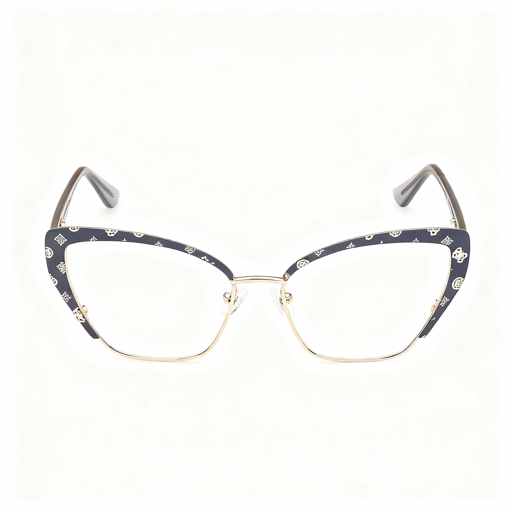 Women's GUESS GU50122 Metal Optical Frames, Matte Grey, 54mm Lens, 16mm Bridge, 145mm Temple