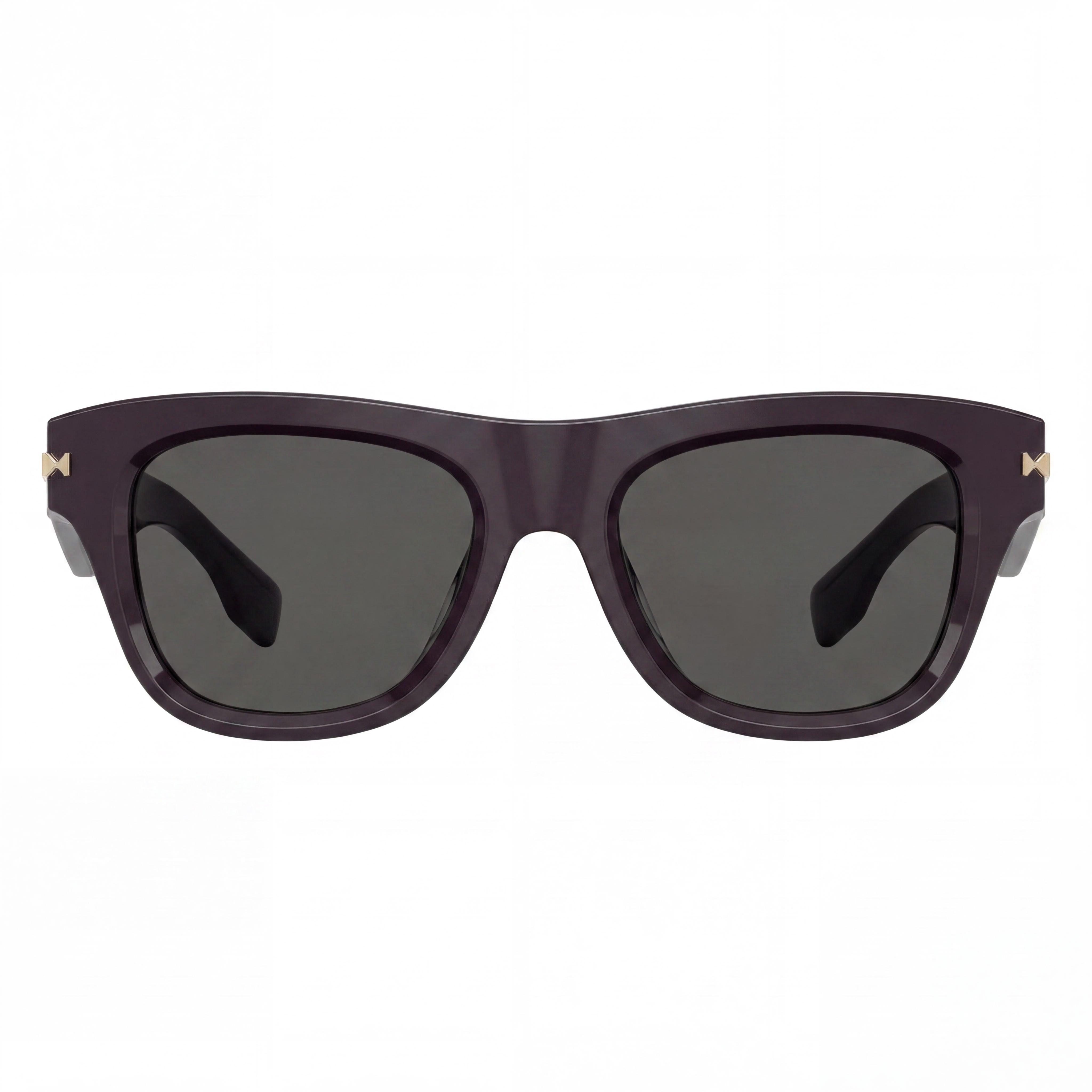 BURBERRY Classic Men's Metal Red Dark Grey Frame Dark Grey Polarized UV Protection Sunglasses 53mm, Photo 2