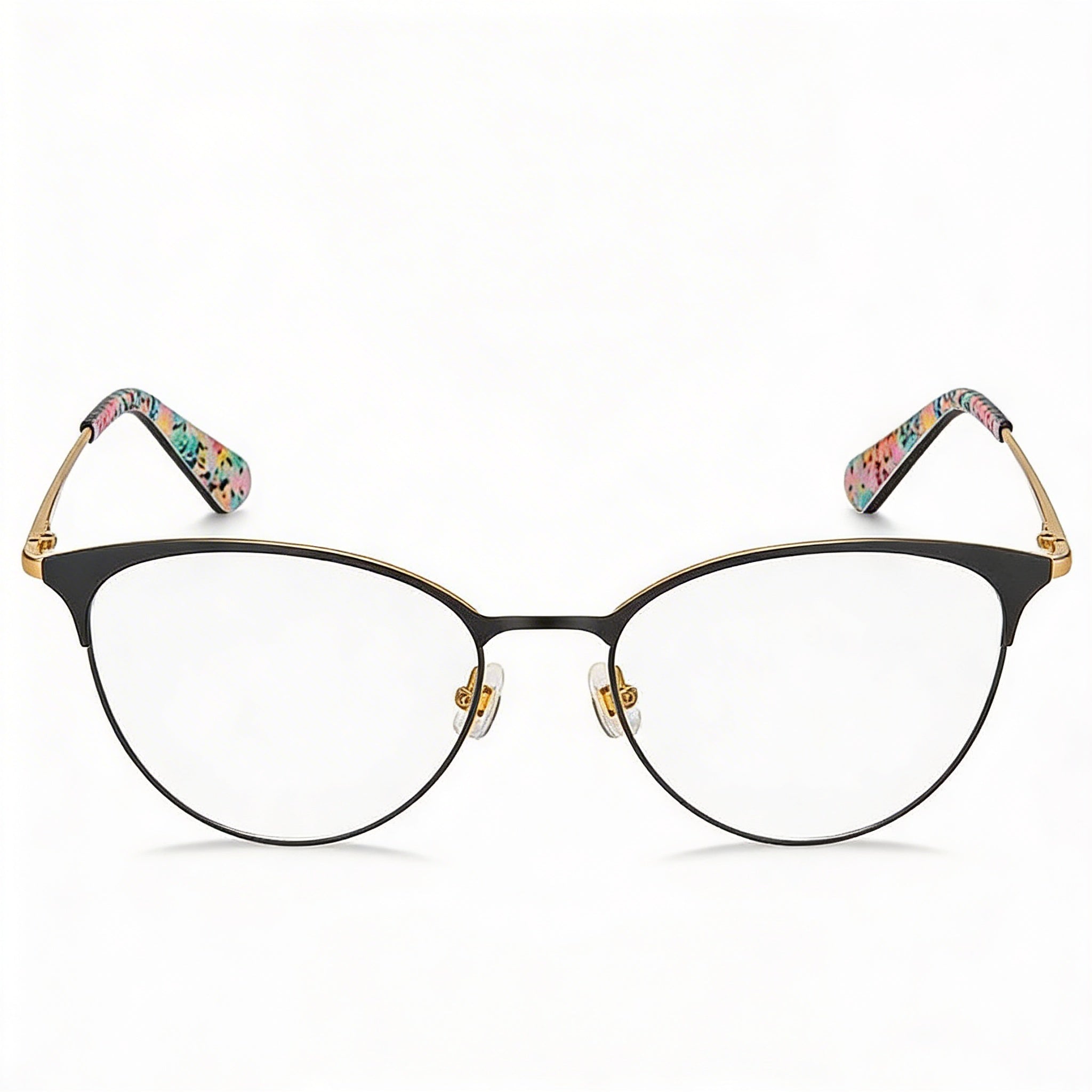 kate spade new york Izabel/G Gafas para mujer con montura de metal, negro mate, rosa, 53 mm, Photo 2