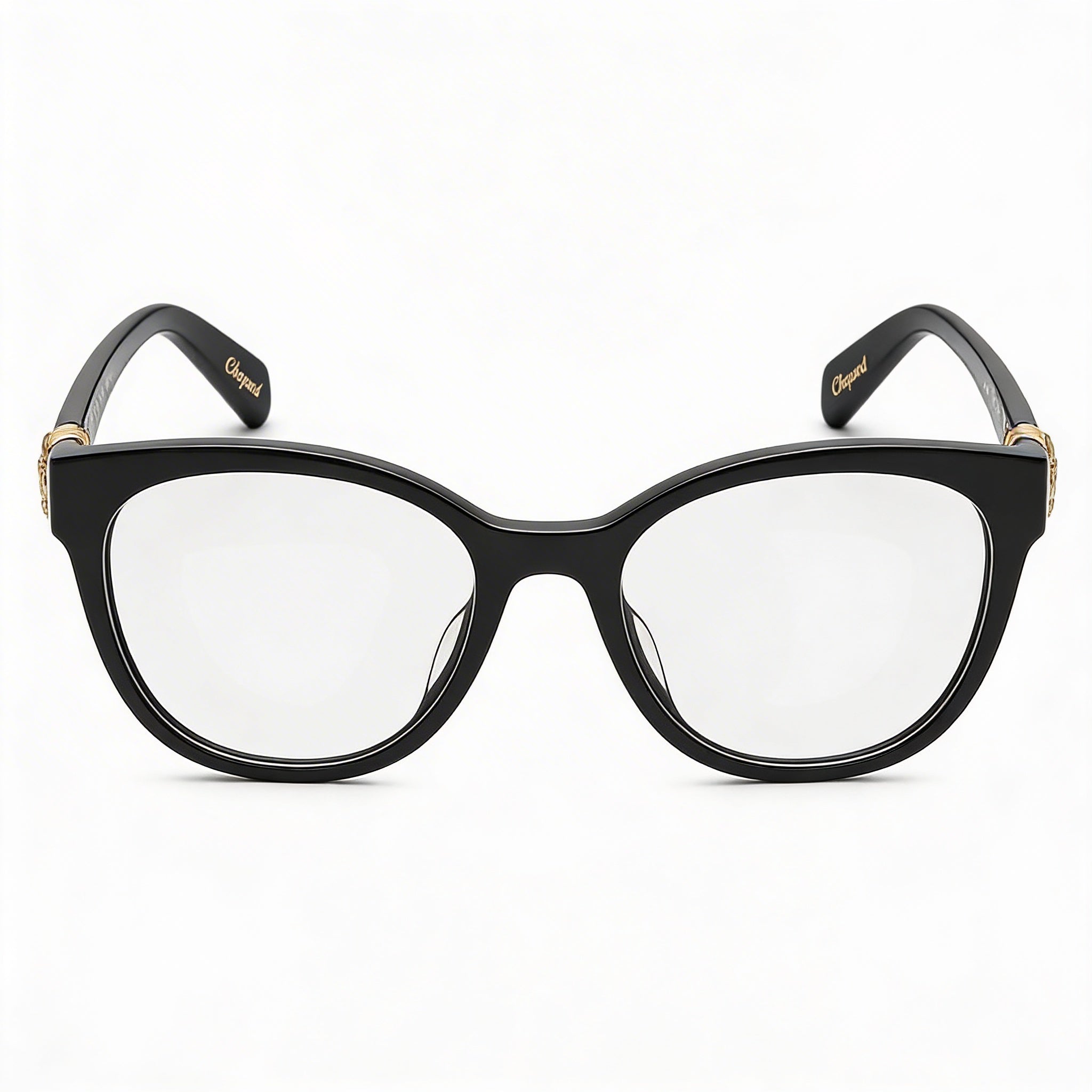 Chopard Vch356s Women's Shiny Black Acetate Eyeglass Frame 53mm, Photo 1