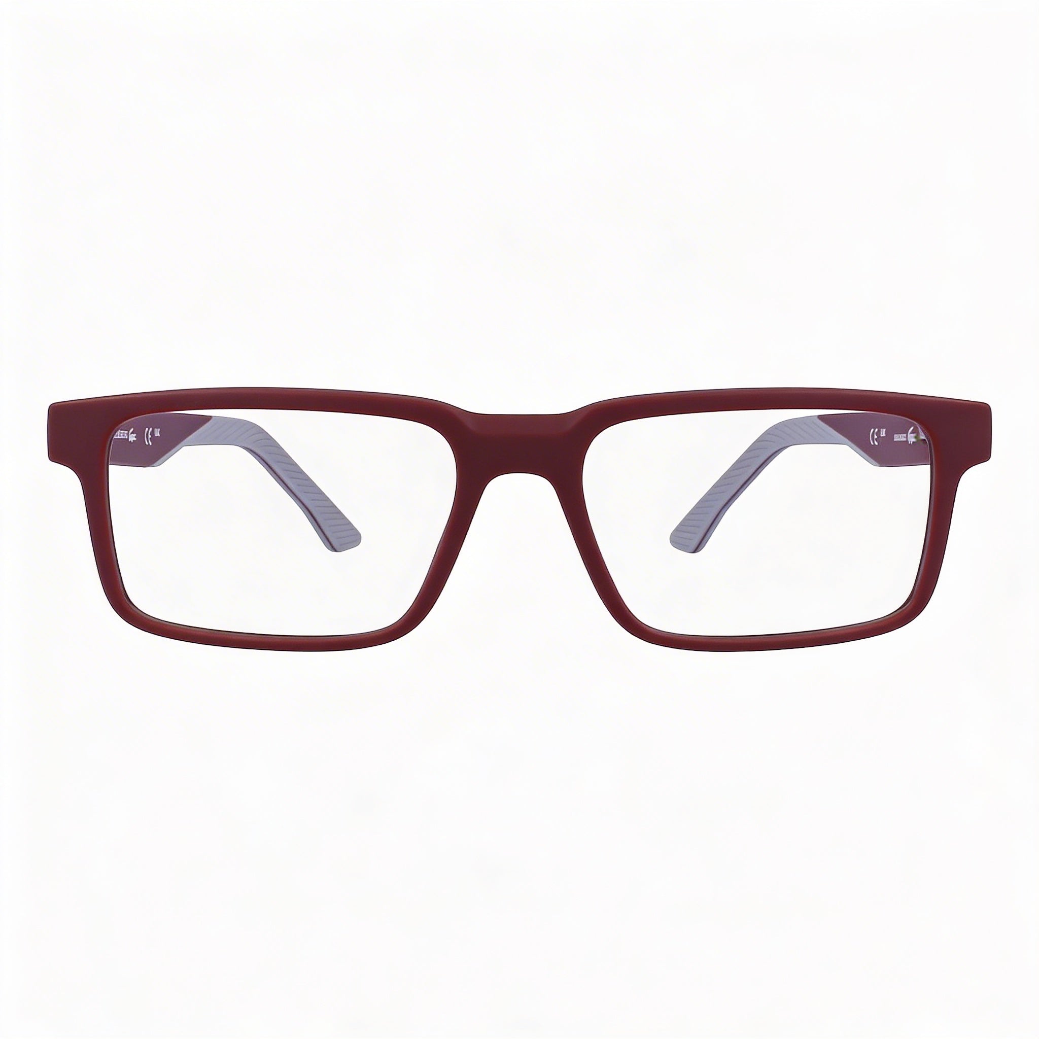 Lacoste Modern Women's Dark Red Injected Eyewear 55mm, Photo 2