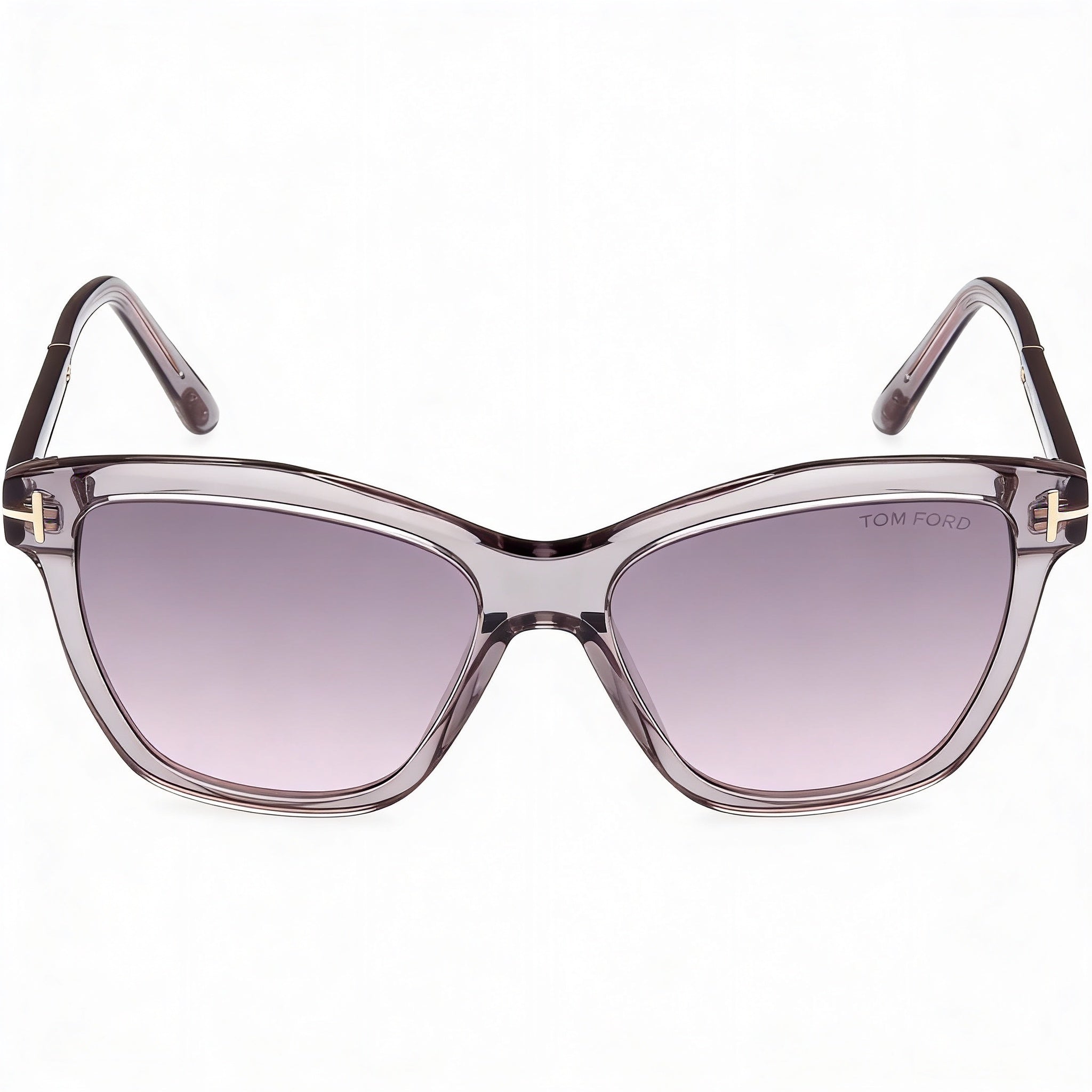 Tom Ford Sport Unisex Multi-Coloured Stainless Steel Frame Silver Lens Sunglasses 54mm, Photo 2