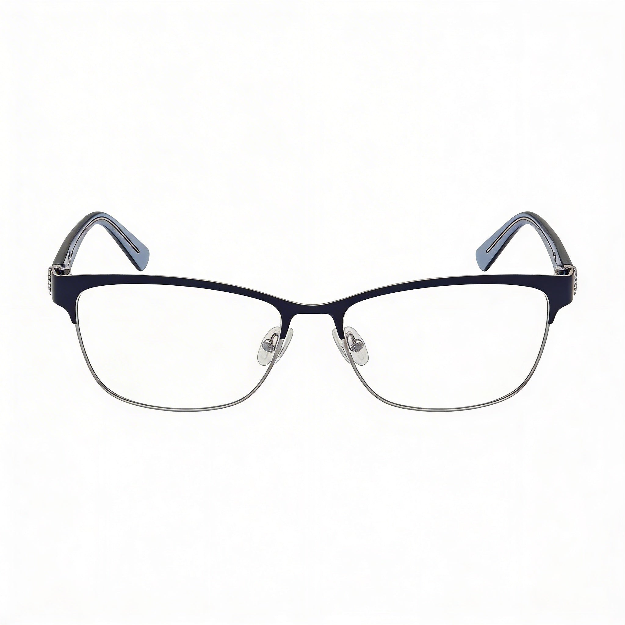 Harley-Davidson Hd50057 Men's Metal Eyeglasses Frames in Matte Blue / Shiny Blue, Size 54-15-140, Photo 2