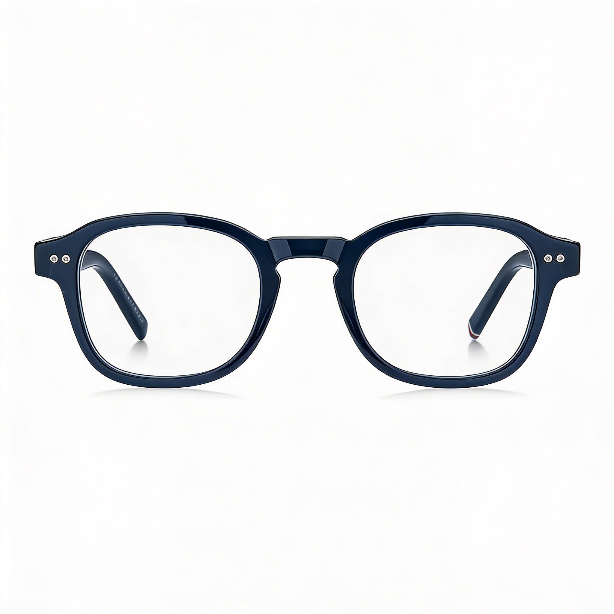 Tommy Hilfiger Th 2033 Modern Unisex ECO ACETATE Blue Palladium Frame Blue Lenses Eyeglasses 48, Photo 2