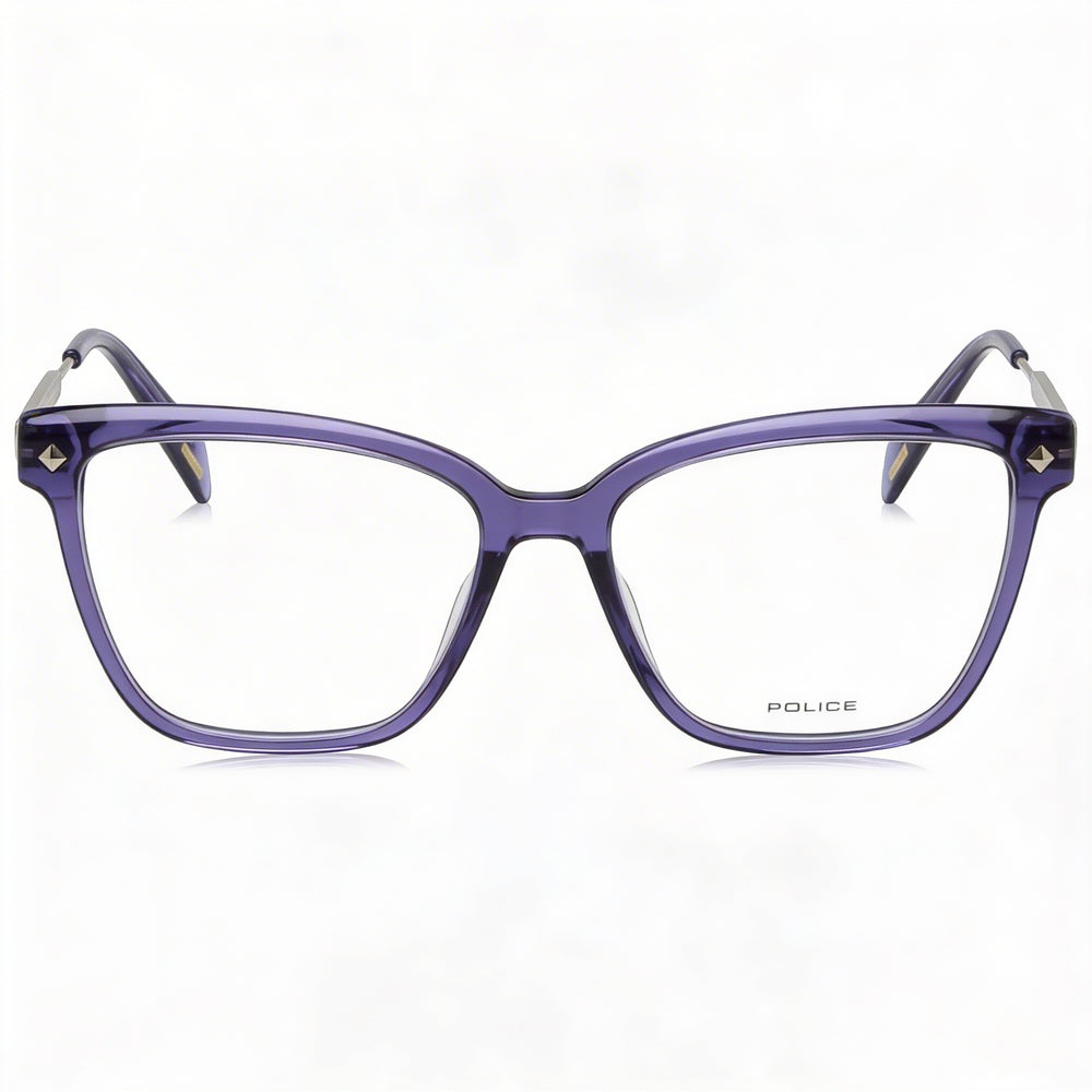 Police Modern Unisex Acetate and Metal Frame Non-Polarised Polycarbonate Lens Sunglasses 53mm