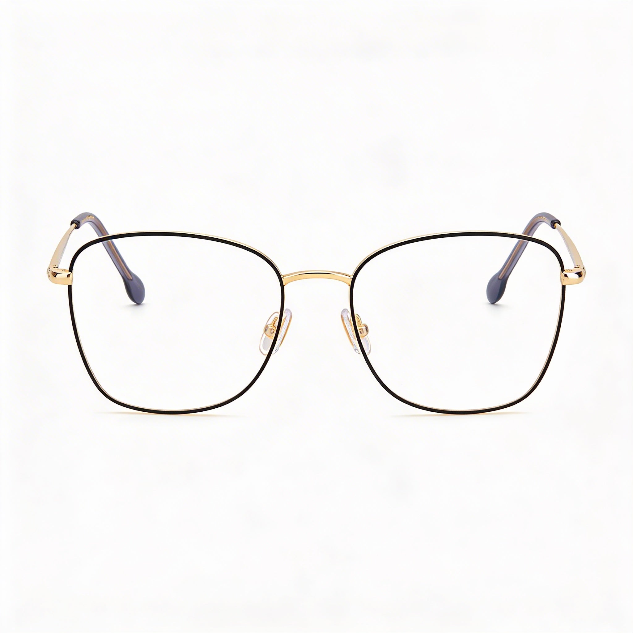 Isabel Marant Classic Women's Eyeglasses with Stainless Steel Frame in Black Gold, 54mm Lens Width, Photo 2