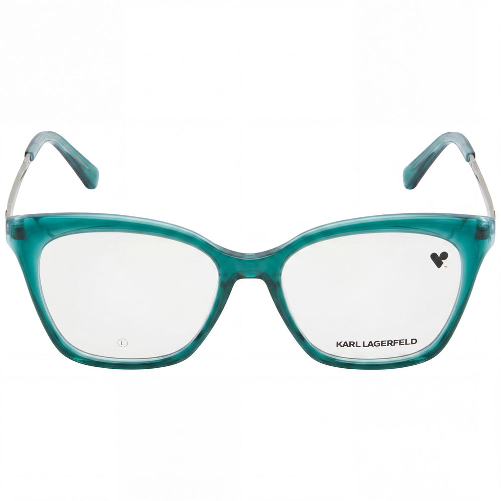 KARL LAGERFELD Modern KL6108 Women's Green Light Green Acetate Frame Polycarbonate Lens Sunglasses 54mm
