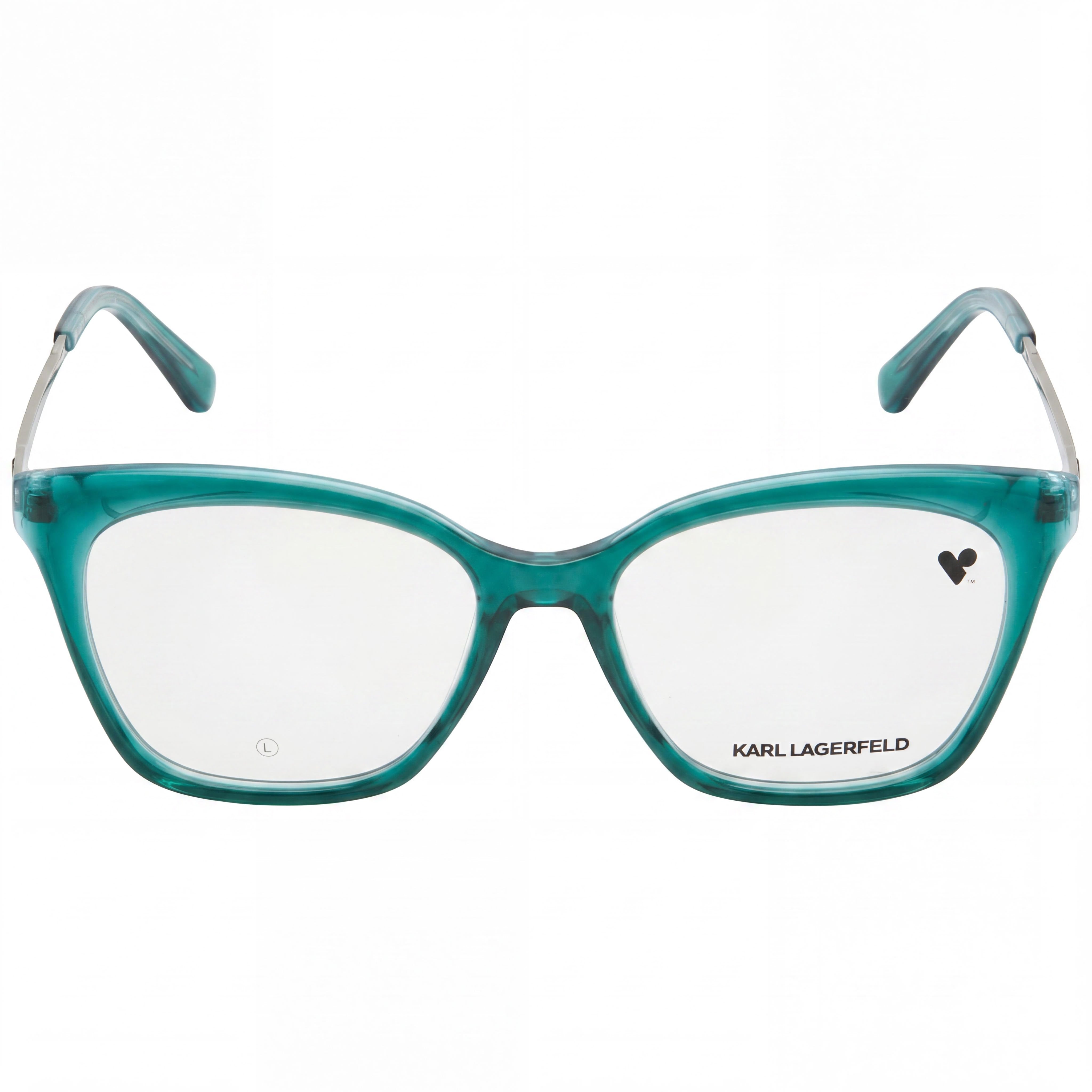 Gafas de sol KARL LAGERFELD Modern KL6108 para mujer, montura de acetato verde claro, lentes de policarbonato, 54 mm, Photo 2