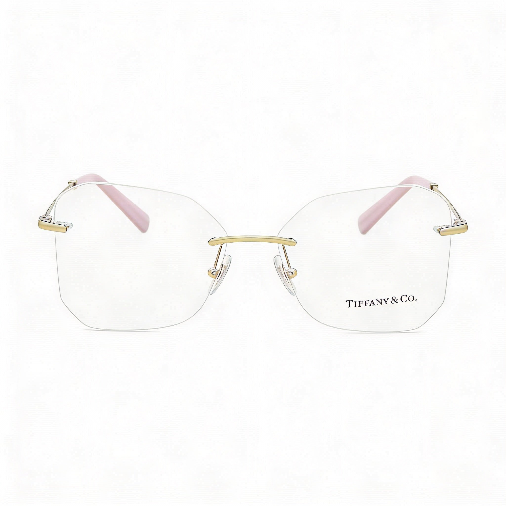 Gafas de sol Tiffany &amp; Co. Tf 1150 para mujer, montura metálica dorada pálida, sin montura óptica, 55-15-140 milímetros, Photo 2