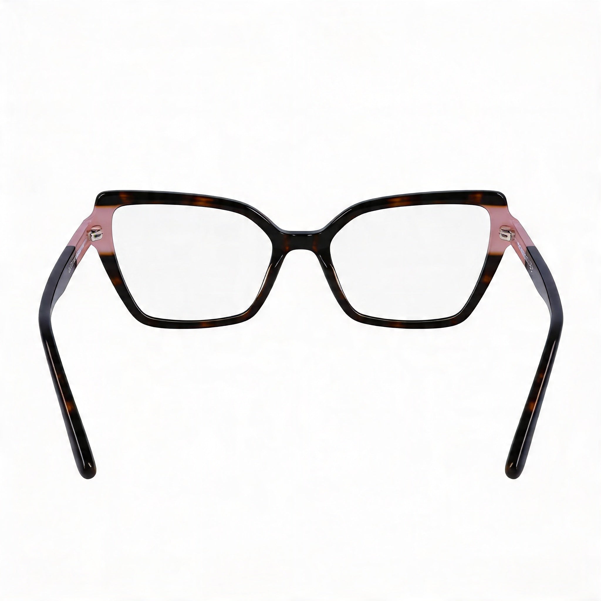 KARL LAGERFELD KL6131 Modern Acetate Frame Sunglasses for Women in Dark Tortoise Rose 53mm, Photo 2