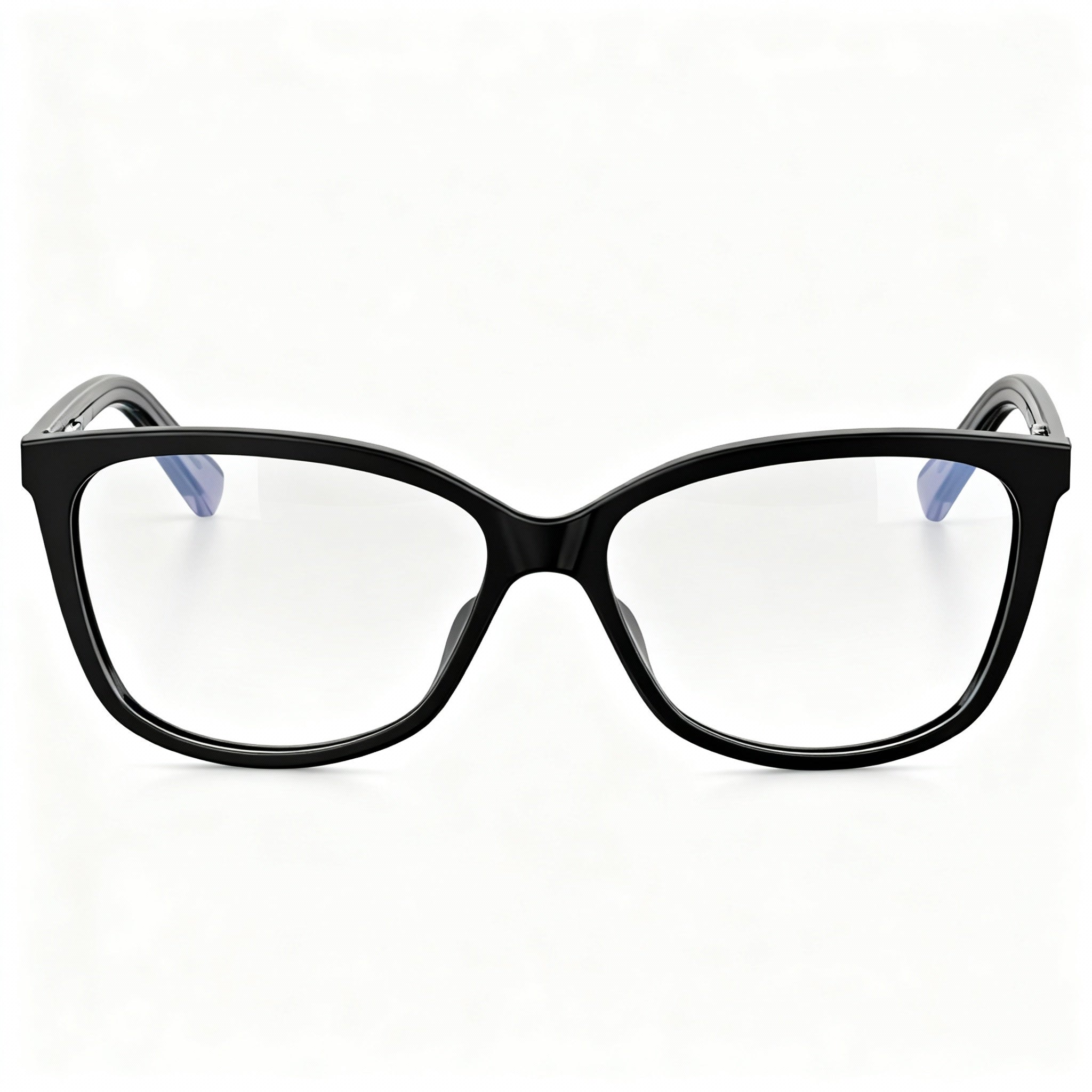 Moschino New Essentials MOL546 Women's Black Acetate Square Optical Glasses 57mm