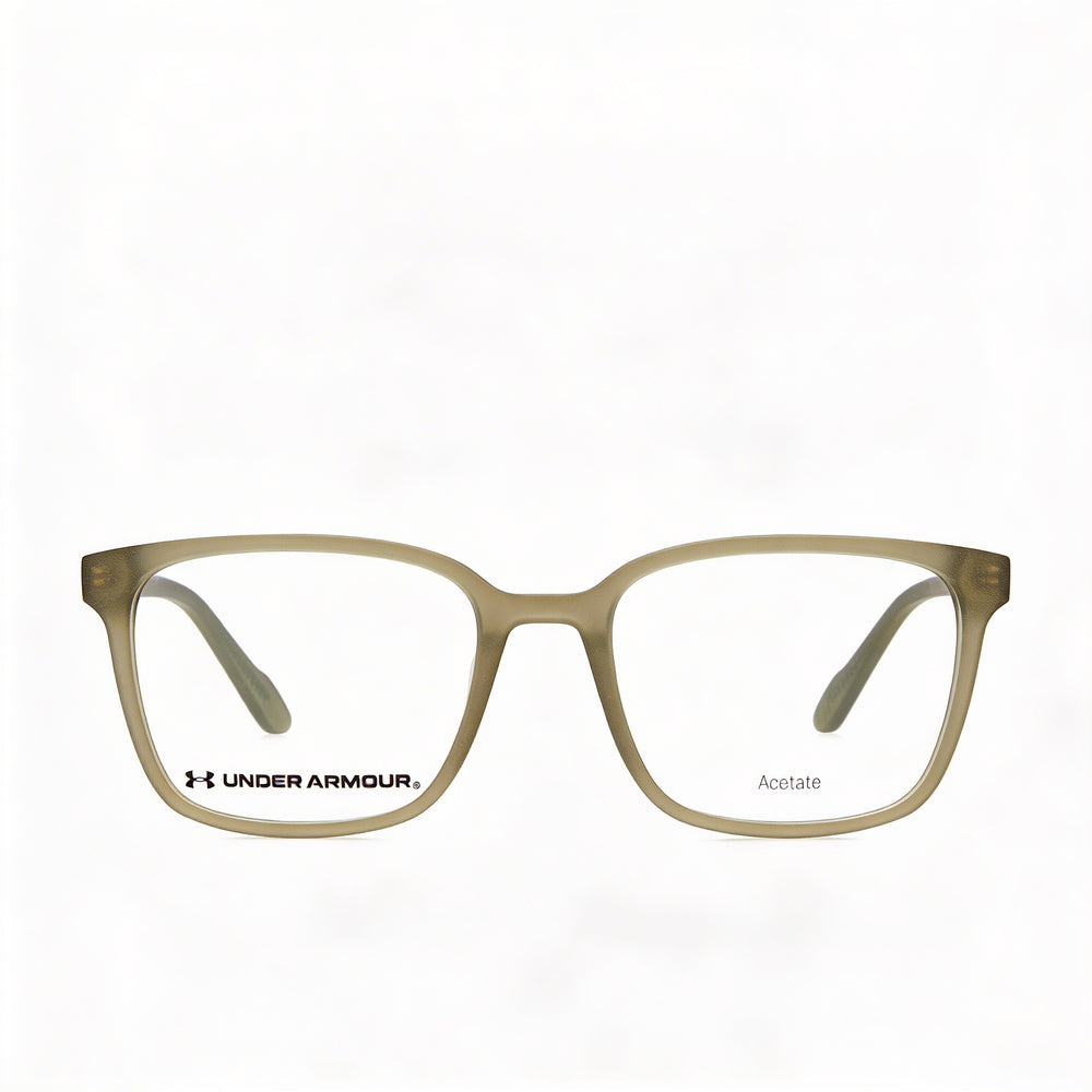 Under Armour Modern Men's Sunglasses, featuring Acetate Frame and Polycarbonate Lenses, Matte Green, 52mm