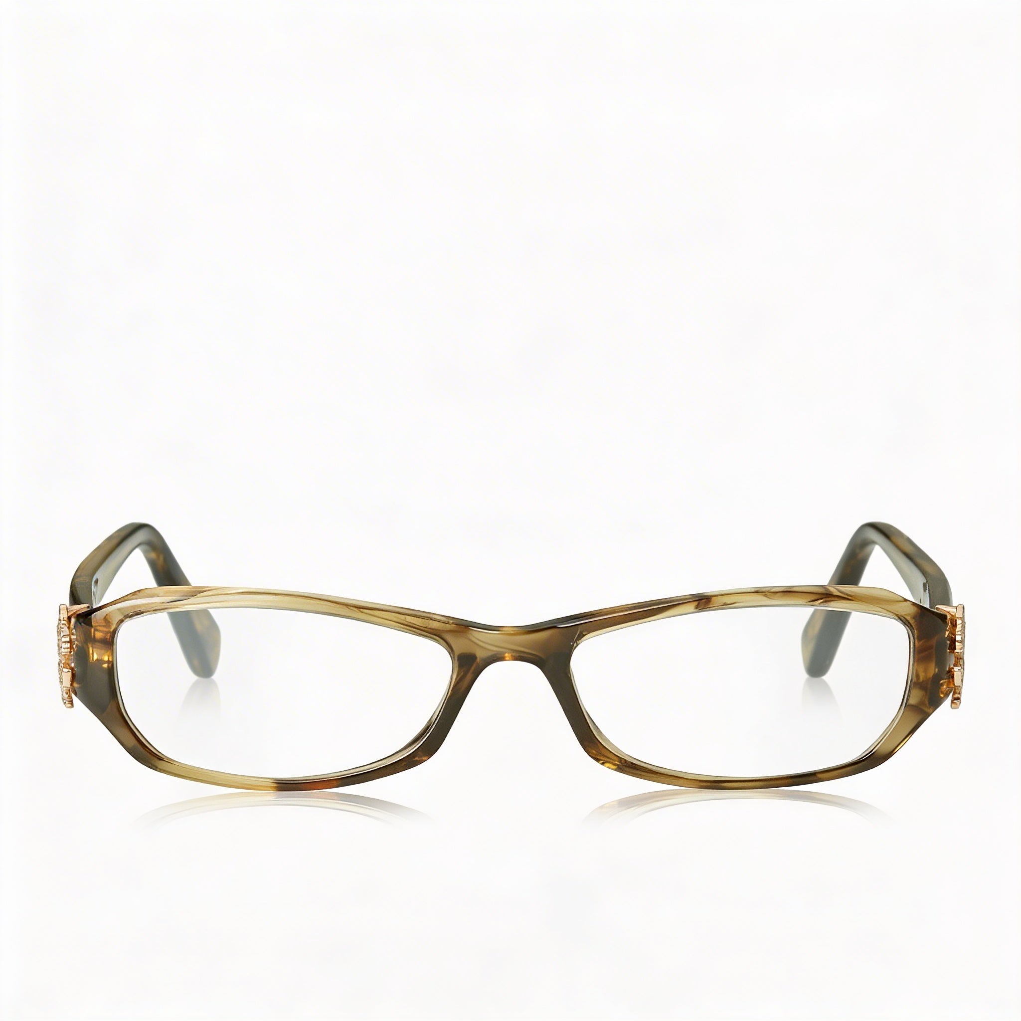 Roberto Cavalli Women's 0484_050-52 Optical Eyeglasses with Honey Grey Frame, Size 52-16-135mm, Photo 2