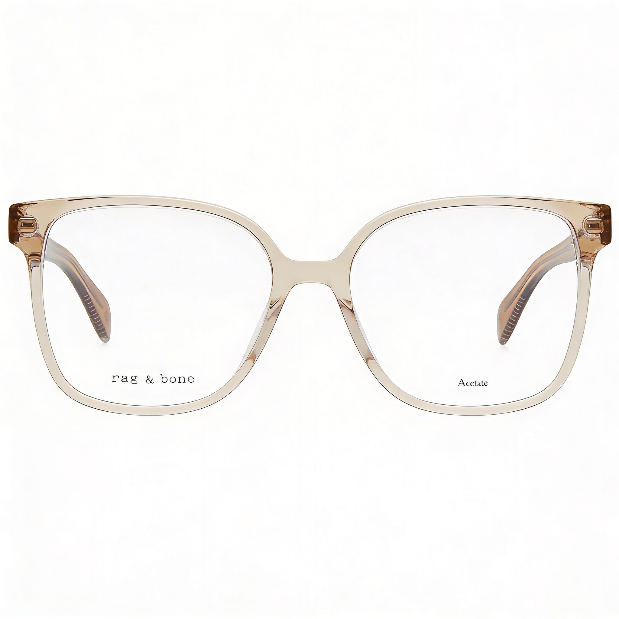 Rag & Bone Modern Women's Sunglasses with Injected Beige Frame and Polycarbonate Lenses 54mm, Photo 2