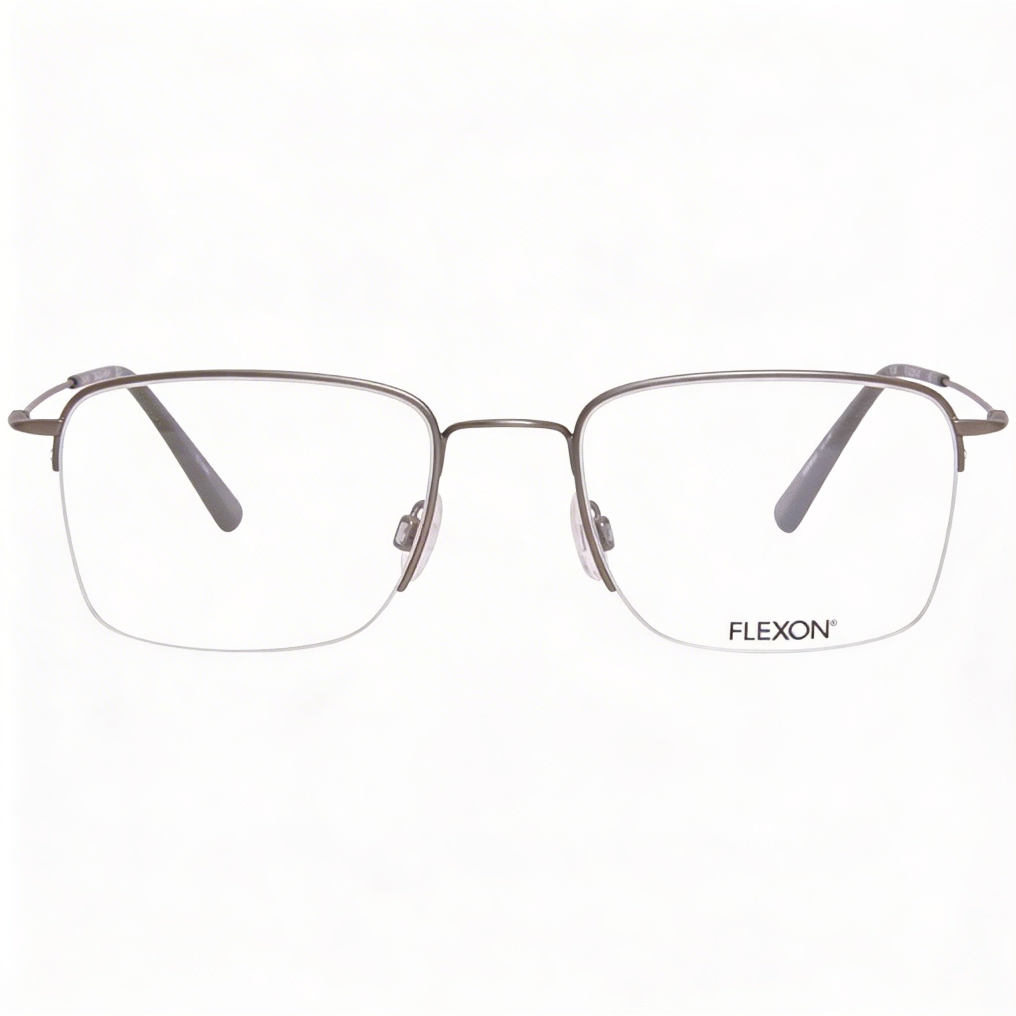 Gafas graduadas unisex Flexon Modern de metal, sin prescripción, color gris plomo, 52-20-140 mm, Photo 2