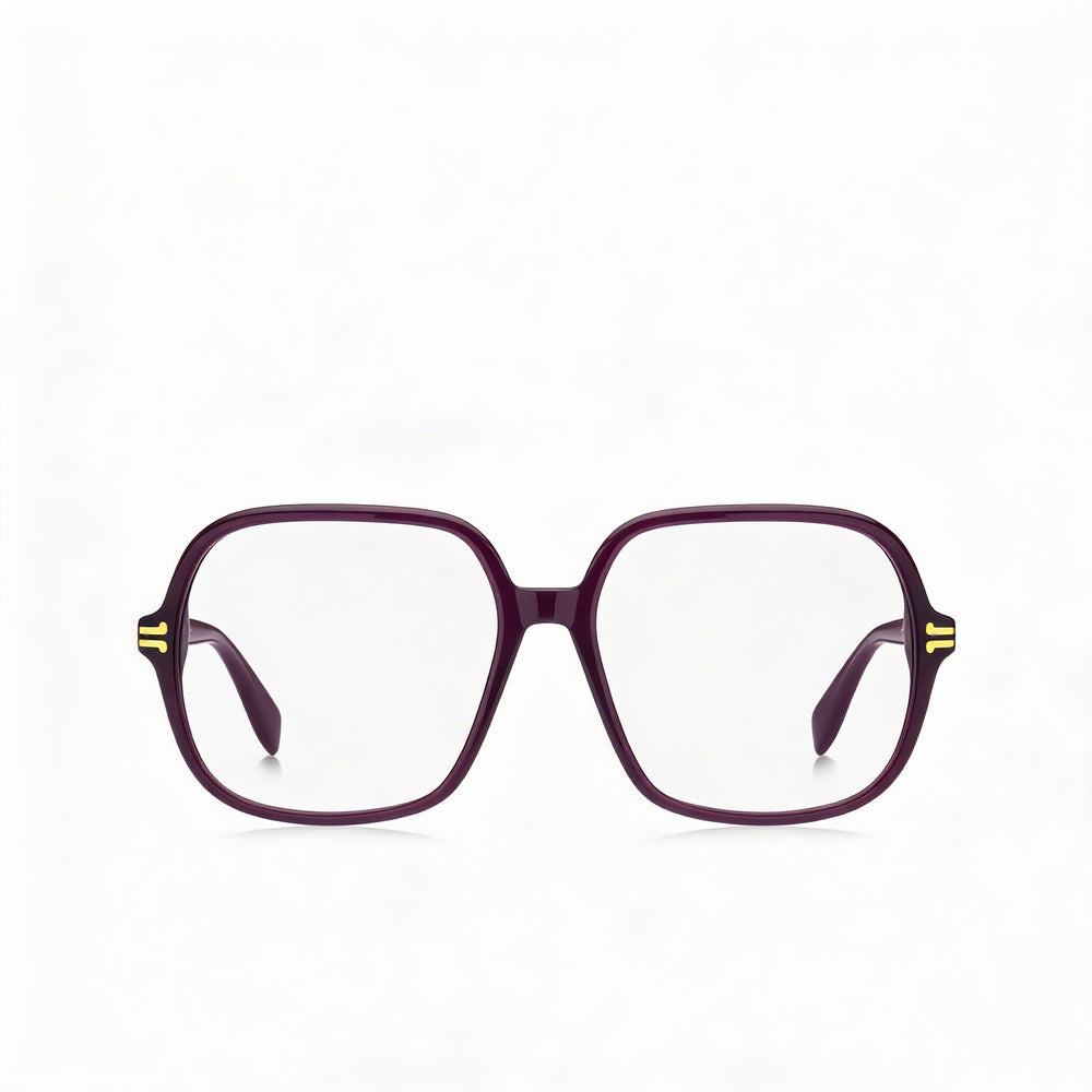 Marc Jacobs Mj 1098 - Montura de plástico violeta para mujer con lentes de policarbonato violeta no polarizadas de 57 mm