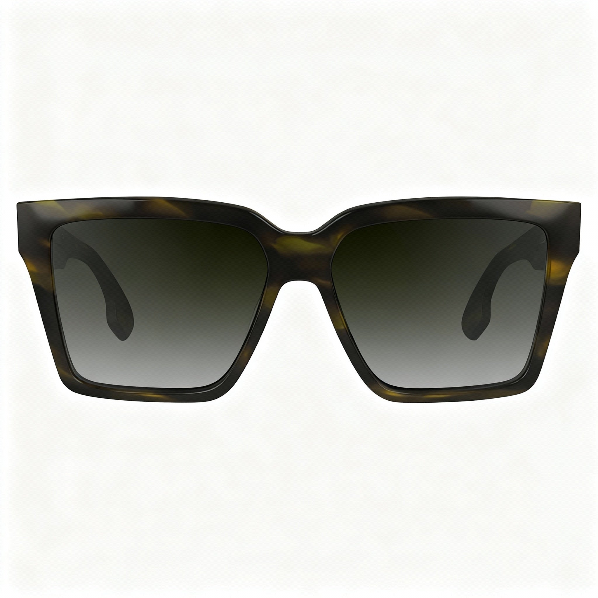 Victoria Beckham VB672S Casual Women's Sunglasses, Striped Khaki Havana, Bridge 15mm, Temple 140mm