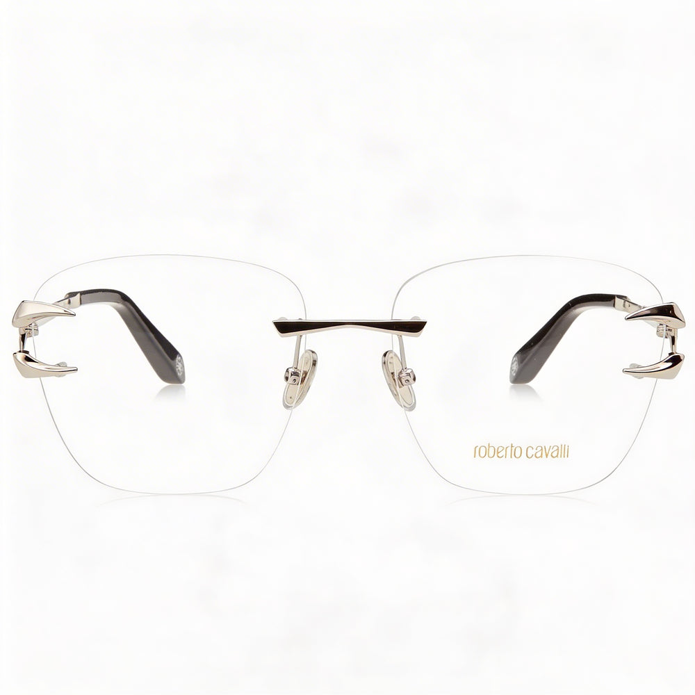 Just Cavalli Casual Unisex 58 Metal Rose Gold Frame Palladio Lucido Totale Lens Sunglasses