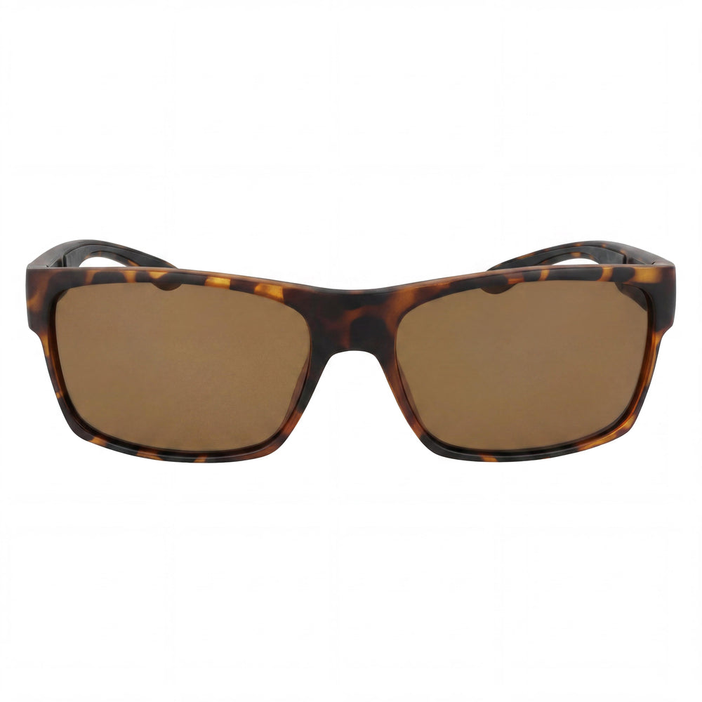 Columbia C566SP BRISK TRAIL Men's Polarized Solid Brown Lenses Sunglasses Matte Dark Tortoise 61mm