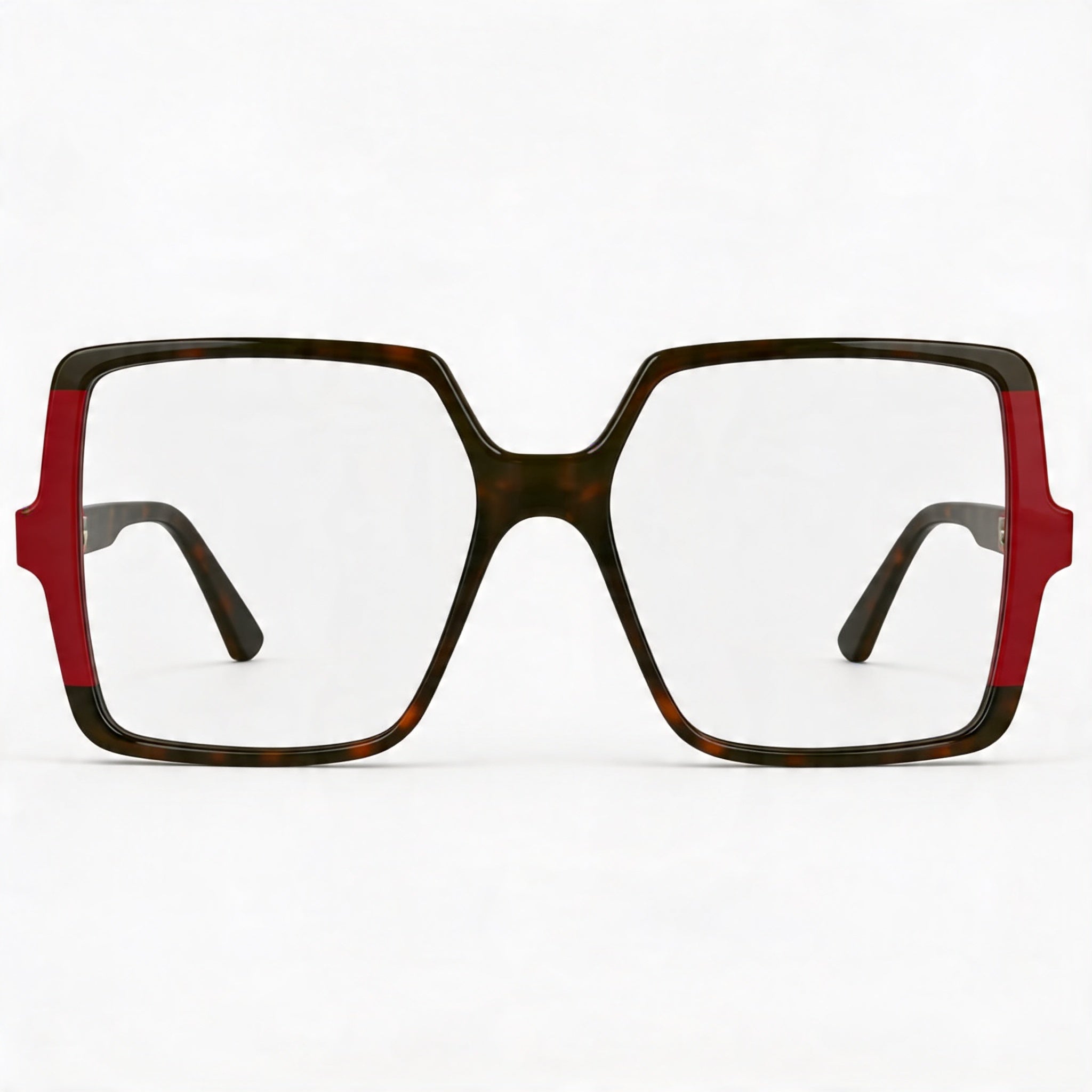 KARL LAGERFELD Kl6169 Women's Acetate Ophthalmic Frame Dark Tortoise Red with Polycarbonate Lenses 54mm, Photo 2