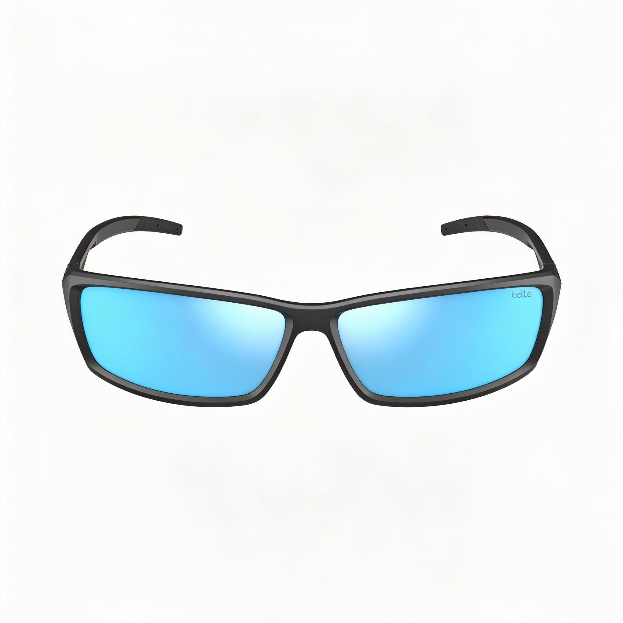 bollé Cerber Unisex Black Matte Thermoplastic Polyurethane Frame, Sky Blue Polarized UV Protected Lenses, 68mm, Photo 2