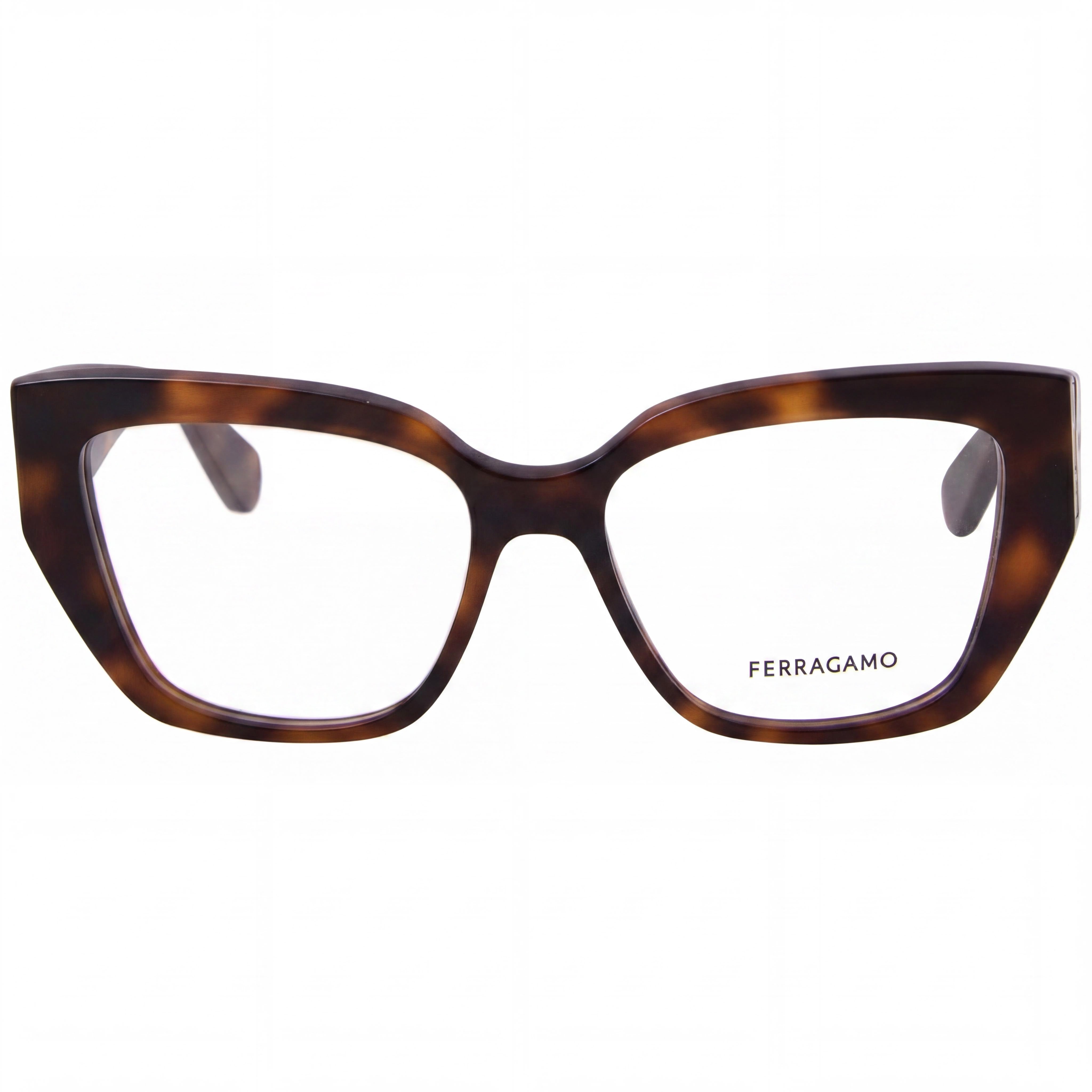Ferragamo SF2972 Women's Eyeglasses, Tortoise Premium Cellulose Acetate Frame, 54mm Lens Width, Photo 2