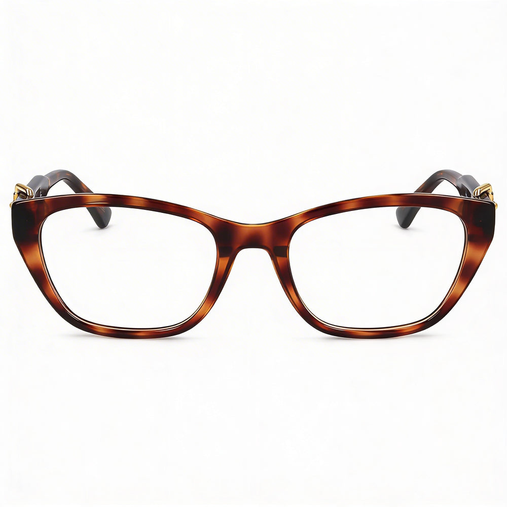 Gafas Moschino de Montura Moderna de Acetato para Mujer, Acabado Color Habana, 51mm de Ancho de Lente