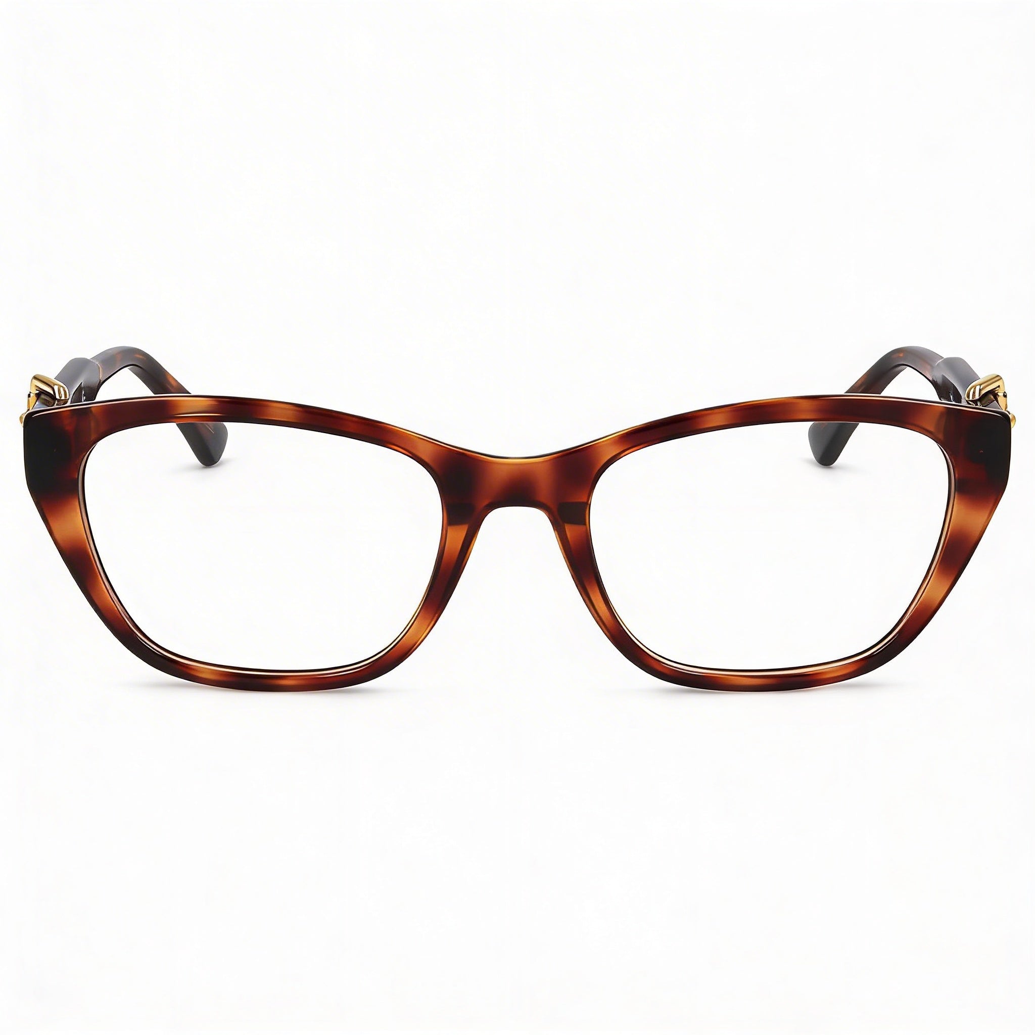 Moschino Modern Acetate Frame Glasses for Women, Havana Color Finish, 51mm Lens Width, Photo 2