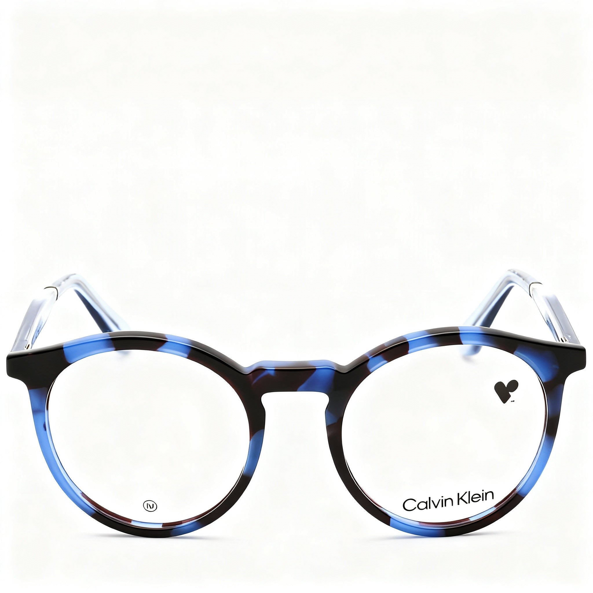 Gafas de sol polarizadas unisex Calvin Klein CK23515 con montura metálica en azul habana, ancho de lente de 50 mm, Photo 2