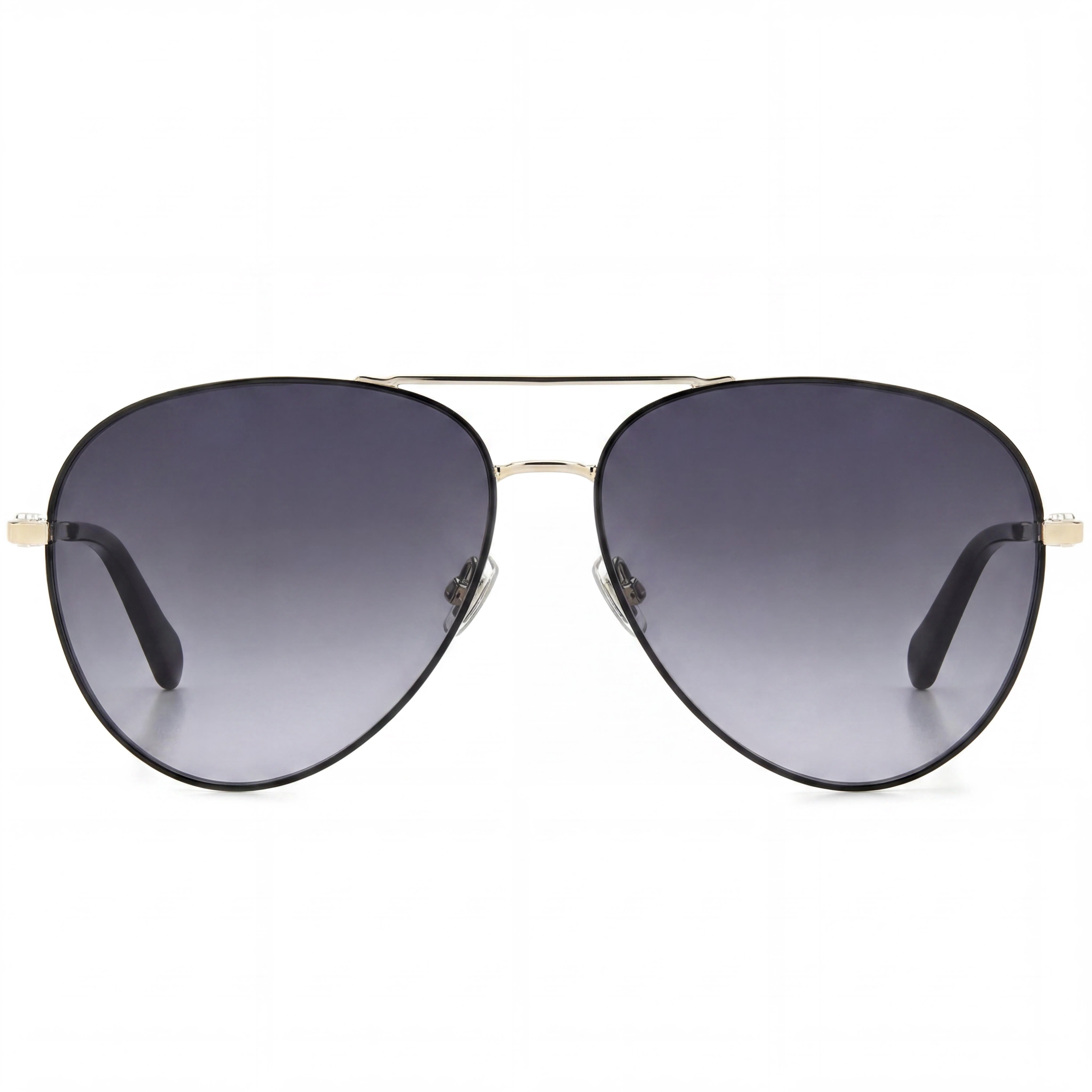 Fossil Fos 2140/G/S Women's Black Stainless Steel Frame Dark Grey Shaded Non-Polarized Sunglasses 59mm, Photo 2