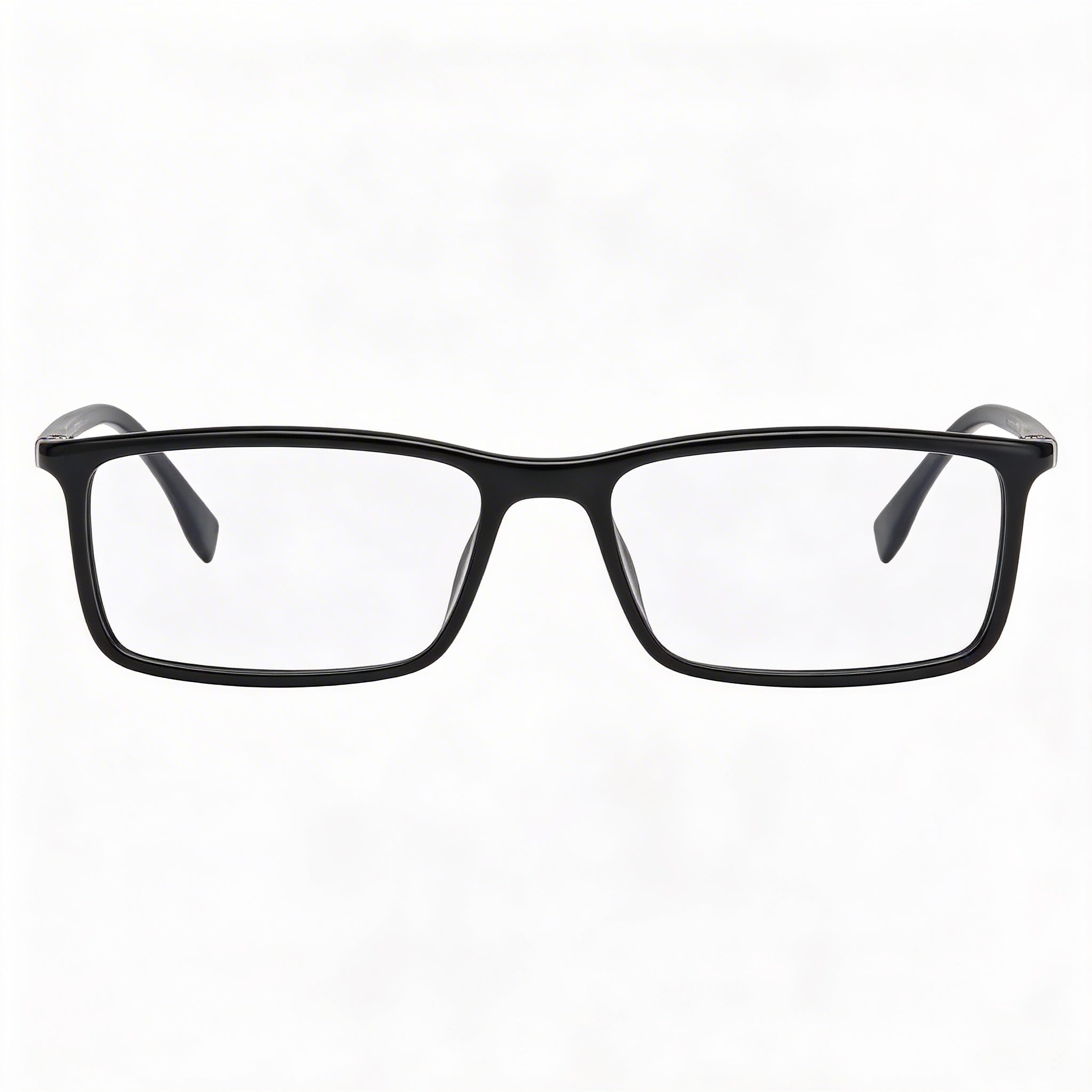 Gafas graduadas Hugo Boss 0680/IT para hombre, de plástico, rectangulares, negras, con montura completa, talla 55-16-145, Photo 2