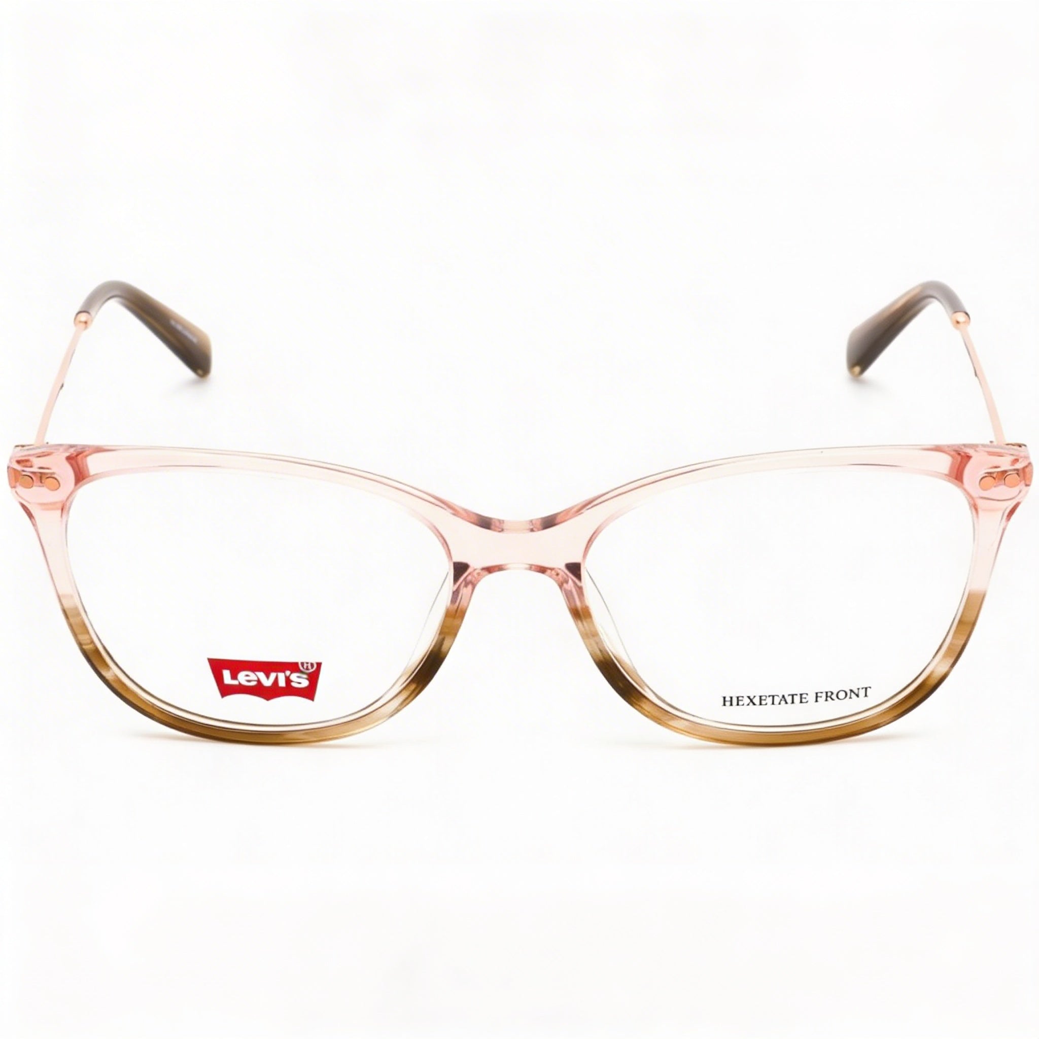 Montura de gafas Levi's LV 5021 para hombre, color rosa, con PMMA ecológico y lentes no de demostración, talla 51-16-140, Photo 2