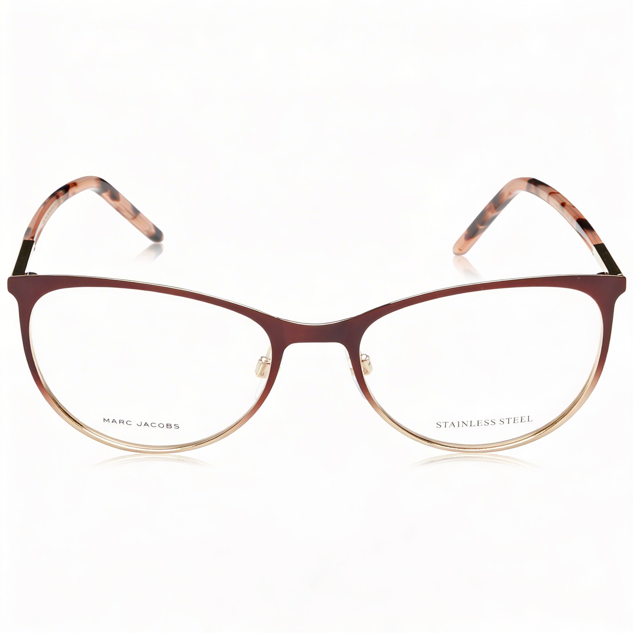 Marc Jacobs Modern Marc 708 Men's Stainless Steel Polycarbonate Sunglasses Matte Brown Gold 54mm, Photo 2