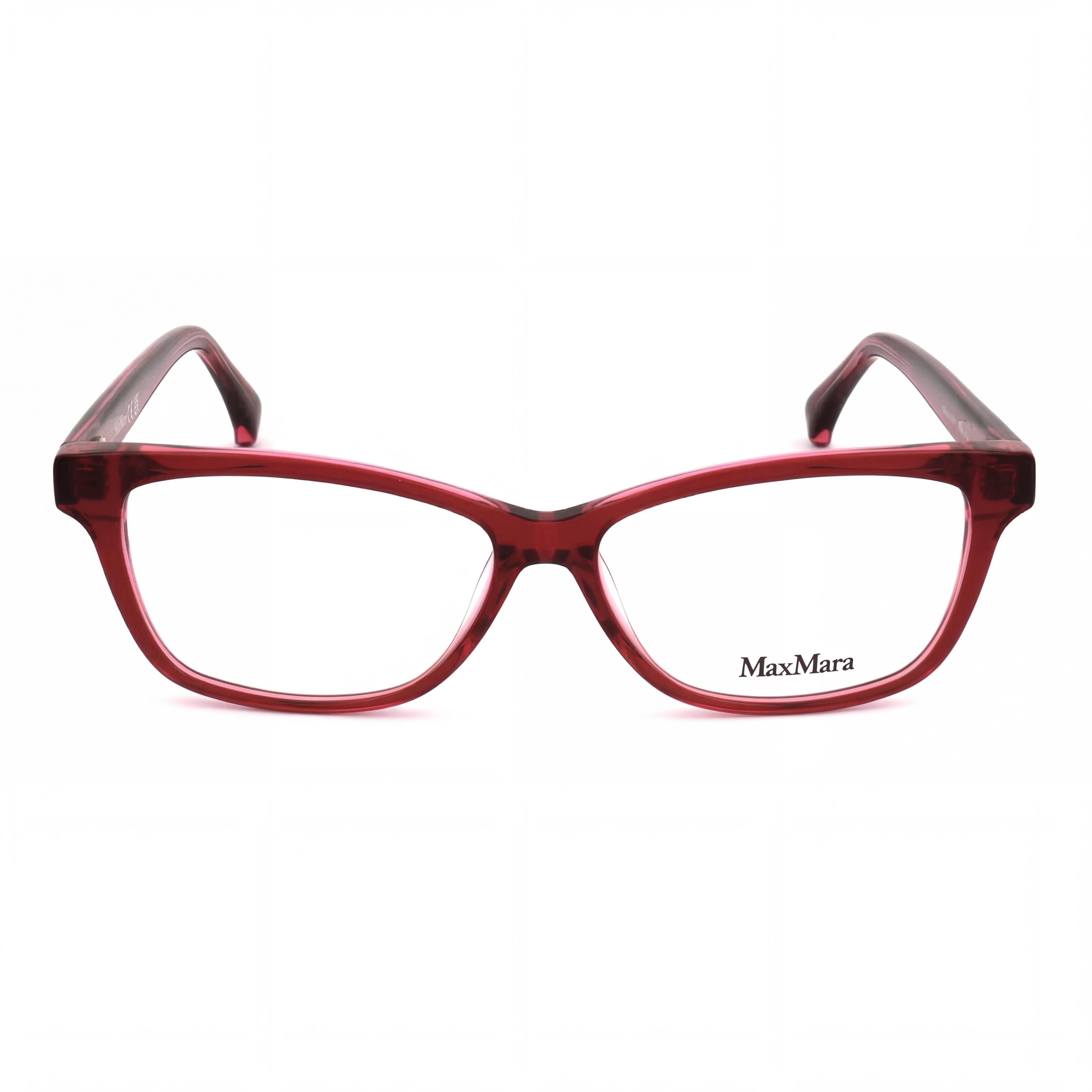 Gafas de Sol Polarizadas MaxMara Mm5013 de Hombre de Plástico Transparente Burdeos 54mm, Photo 2
