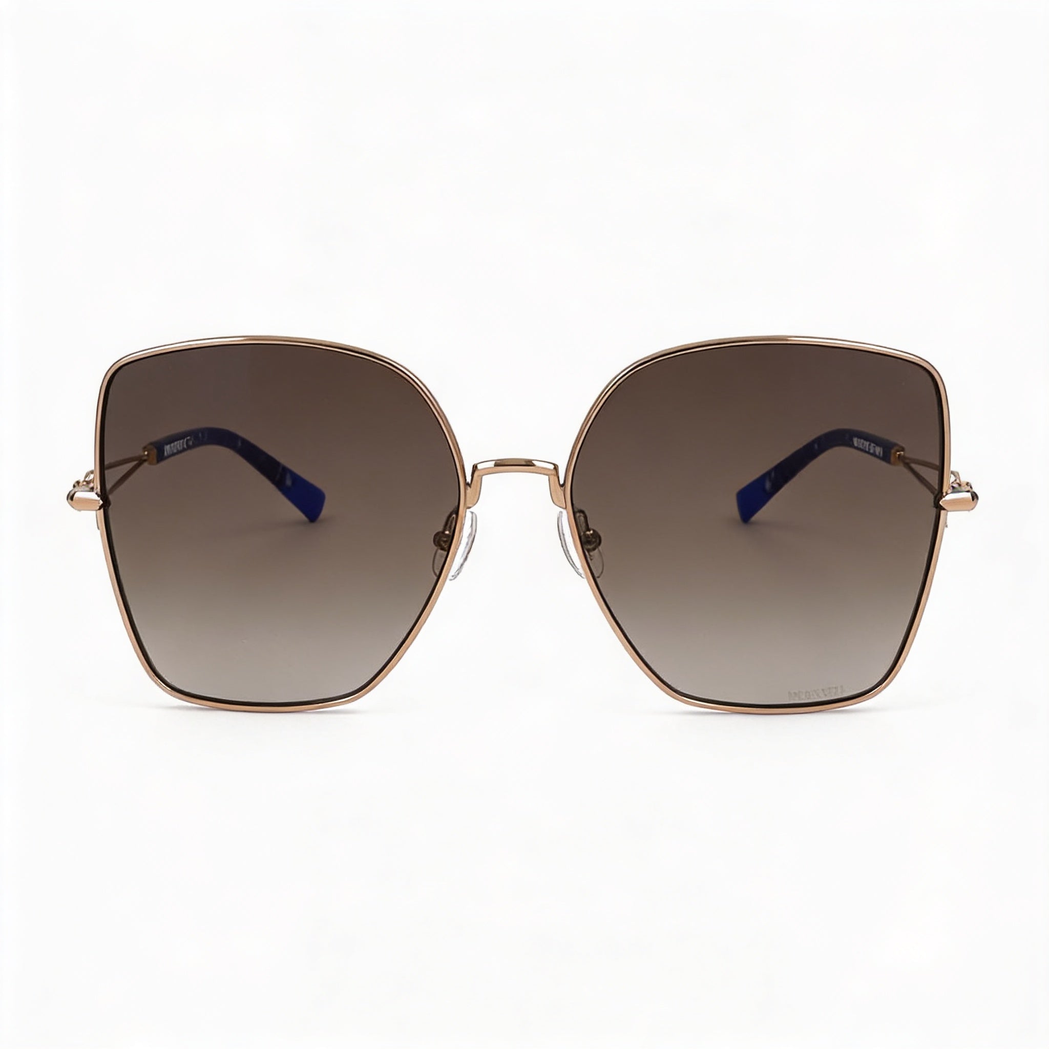 Missoni Modern Women's Sunglasses, Gold Copper Stainless Steel Frame, UV Protection, 59mm Lens, Photo 2