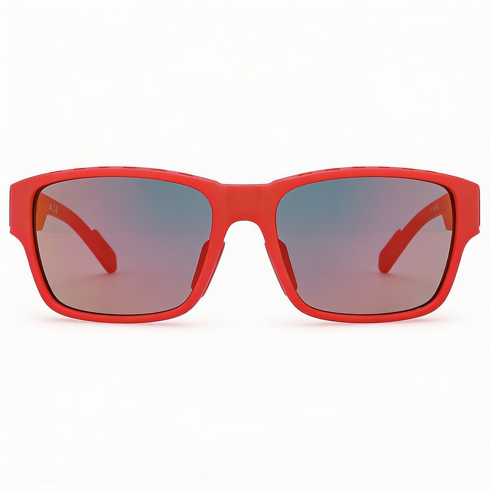 adidas Comtemporary Men's Shiny Red UV Protection Non-Polarized Plastic Sunglasses