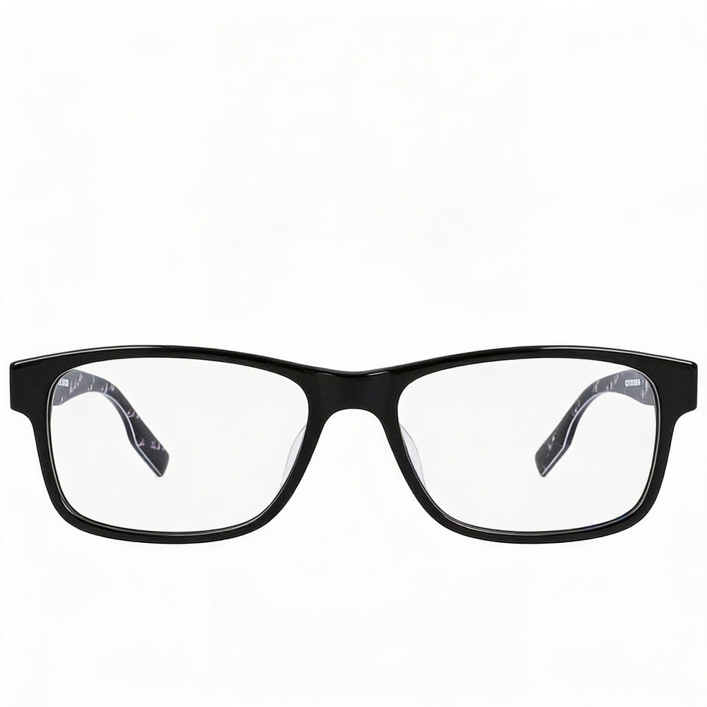 Converse Eyeglasses, Unisex Black Propionate Frame, Polycarbonate DEMO LENSES, 53mm