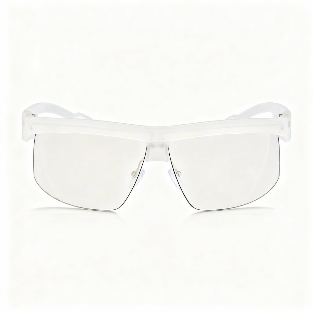 DKNY Women's Wrap Sunglass Crystal Plastic Non-Polarized UV Shield Sunglasses 4mm Bridge 140mm Temple