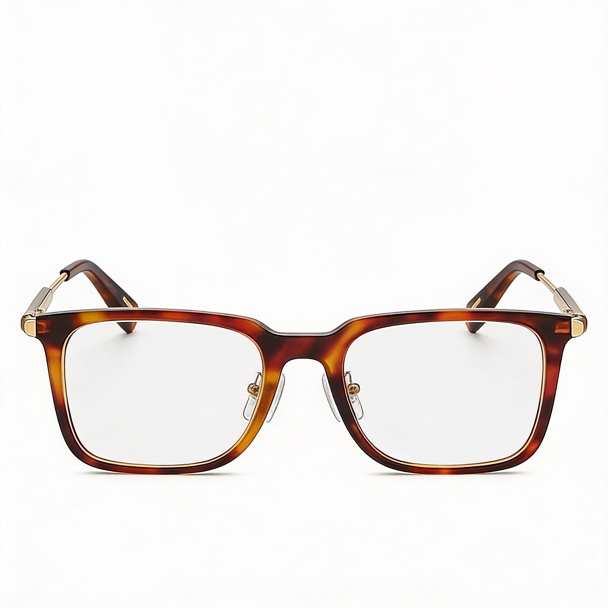 Chopard Modern Unisex Red Havana Acetate & Metal Full Rim Rectangle Clear Lens Eyeglasses 53mm, Photo 2