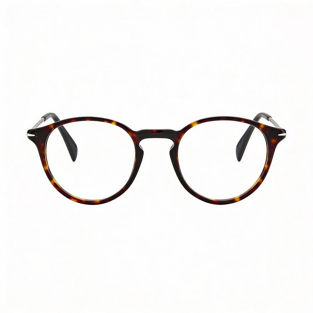 David Beckham DB 1049 Unisex Havana Plastic Frame Eyewear with Plastic/Polycarbonate Lenses, 48mm