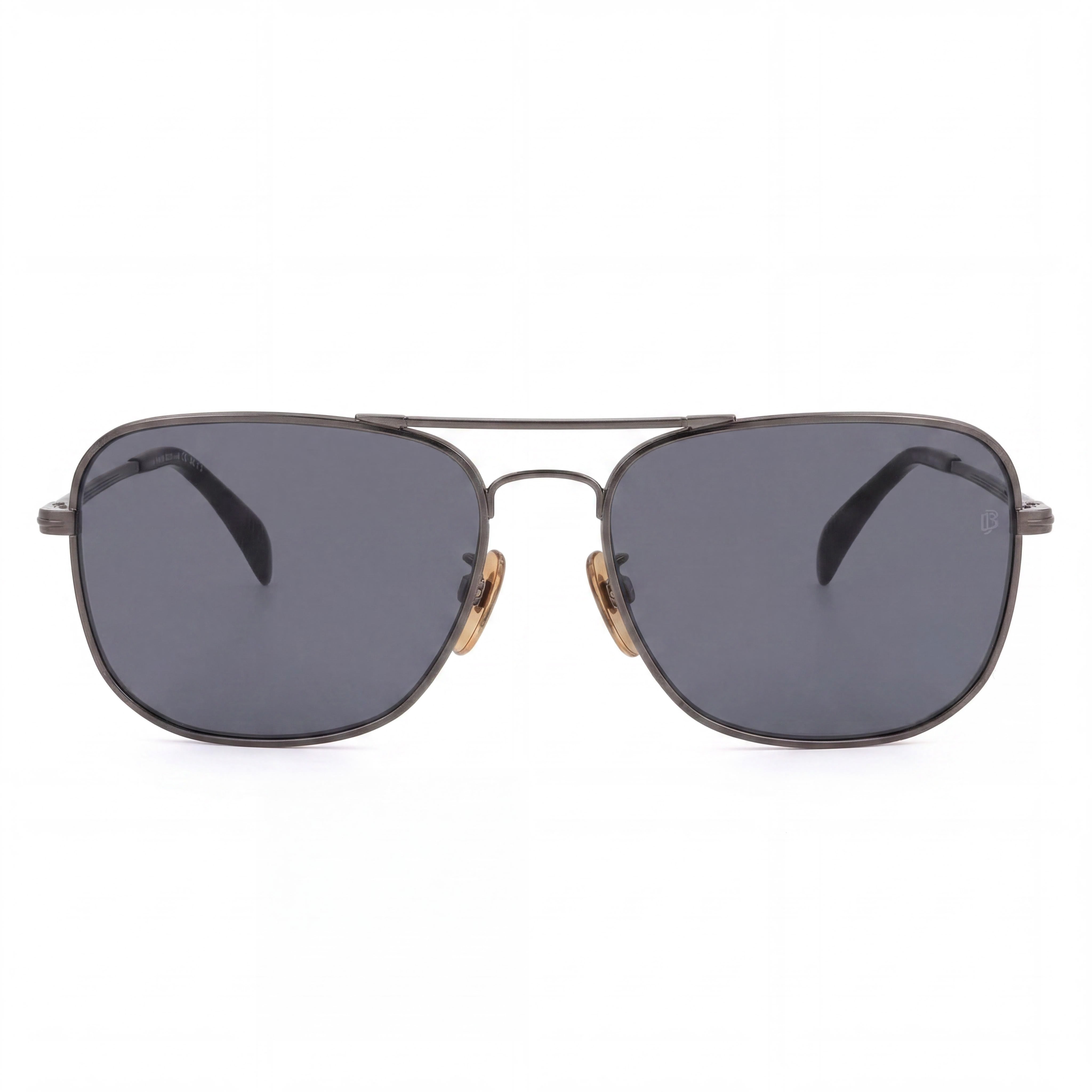 David Beckham Db 1093/s Unisex Dark Ruthenium Stainless Steel Classic Style UV Protected Sunglasses 59mm, Photo 2