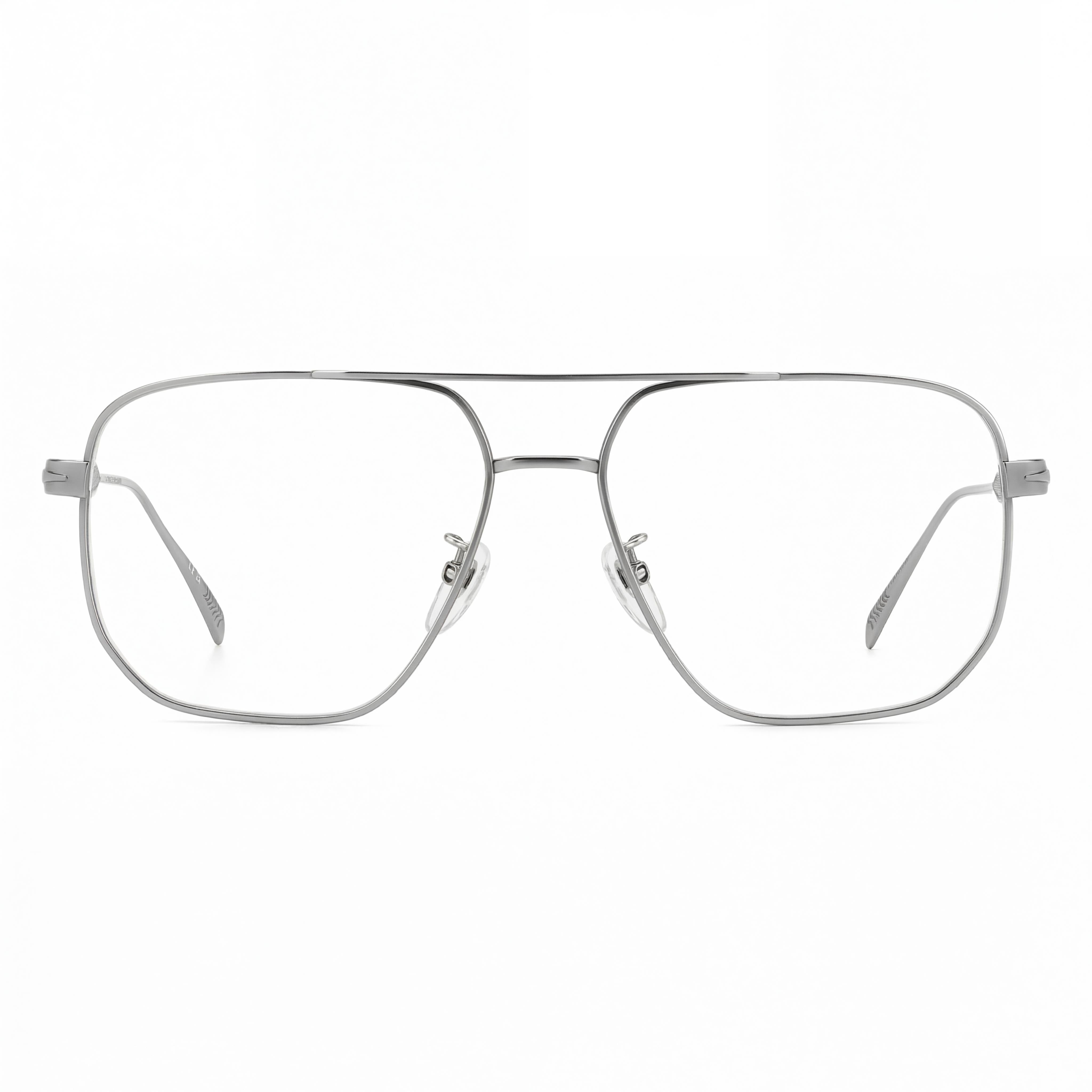 Beckham Db 7124 Men's Titanium Frame Eyewear with Polycarbonate Lenses in Matte Ruthenium 58mm, Photo 2