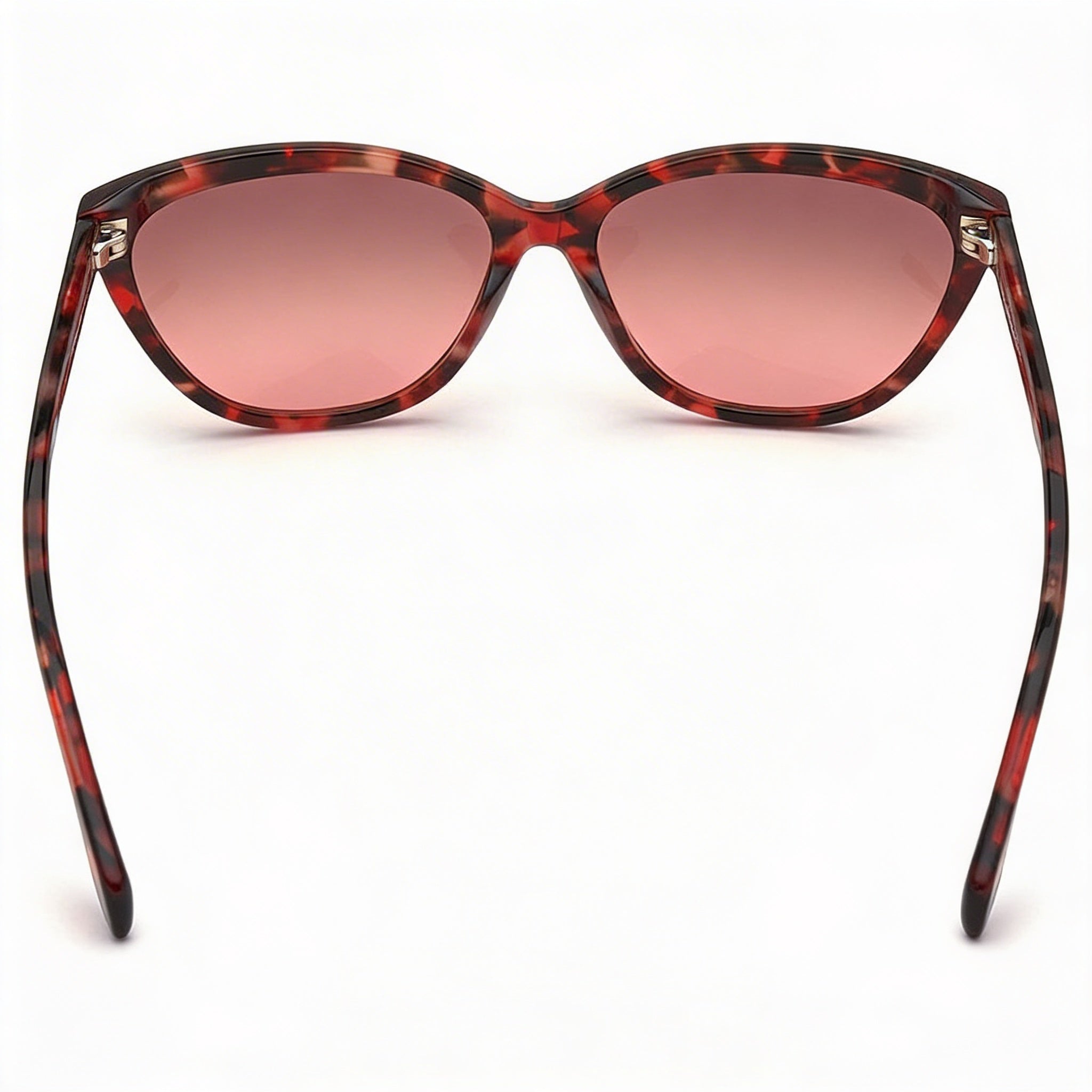 Gafas de sol adidas Originals OR0041 para mujer, estilo ojo de gato de acetato Havana, con protección UV y lentes graduadas color burdeos, 58 mm, Photo 2