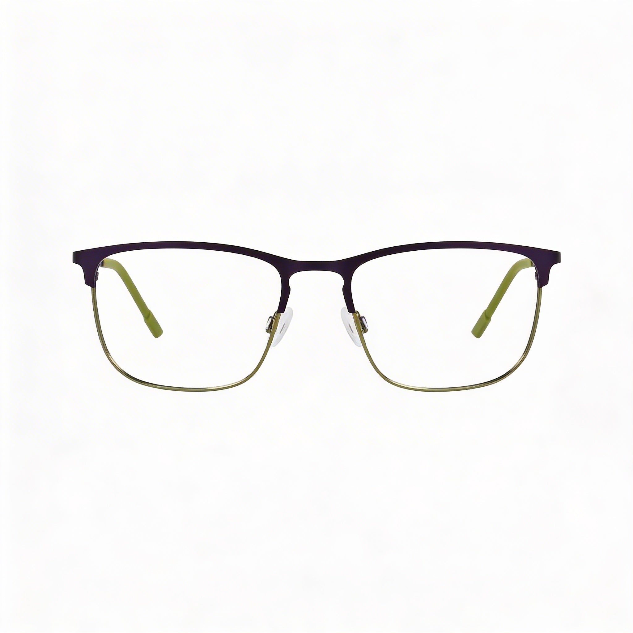 Flexon E1148 Unisex Eyeglasses Featuring an Acetate Frame in Matte Navy Olive Color, Lens Width 53, Photo 2