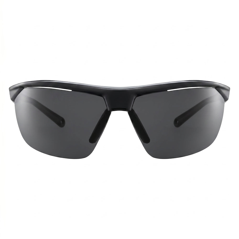 Nike Tailwind Sunglasses Unisex Shiny Black White Plastic Frame UV Protected 70-16-120