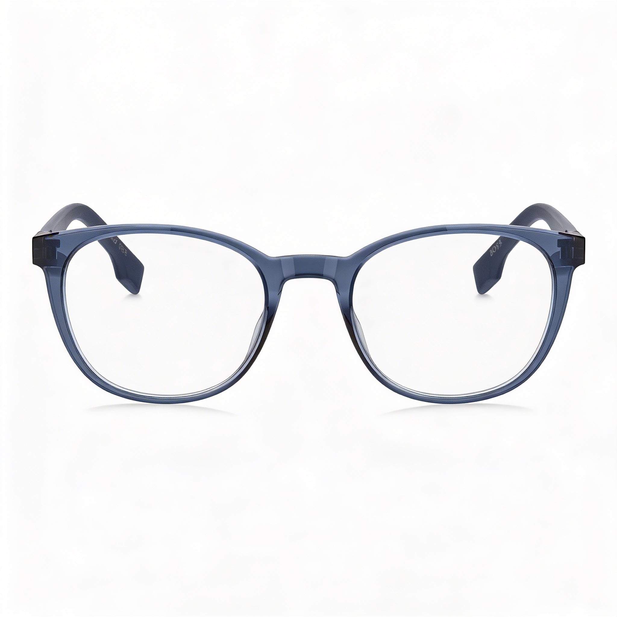 BOSS 1577 Men's Blue Polyamide Inj-GRIL. Non Polarized Casual Rectangular Eyeglasses 52-20-150, Photo 2