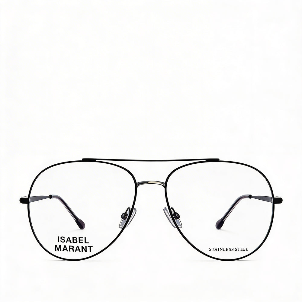 Gafas Isabel Marant para mujer, montura multicolor, 57 mm, lentes de demostración transparentes, aptas para prescripción