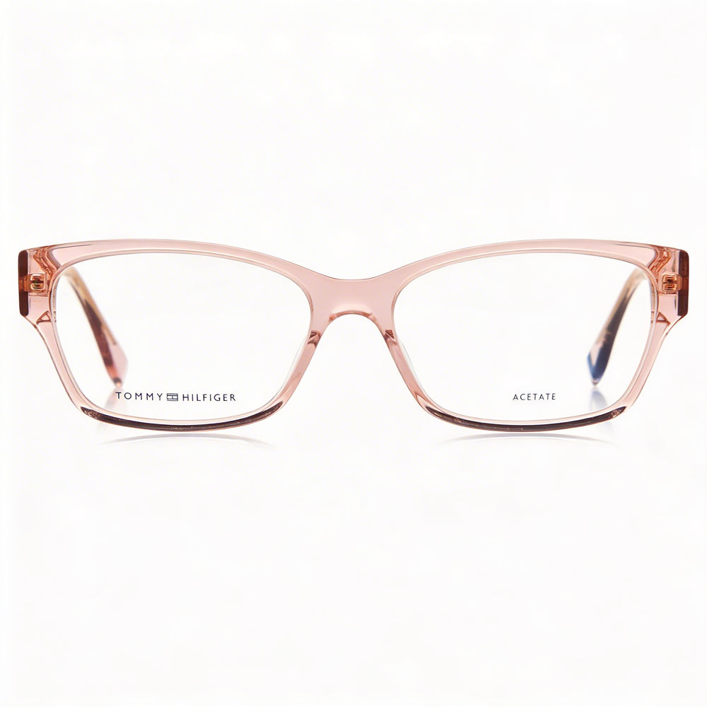 Tommy Hilfiger Th 2055 Women's Casual Acetate Pink Eyewear with Clear Lens 54mm